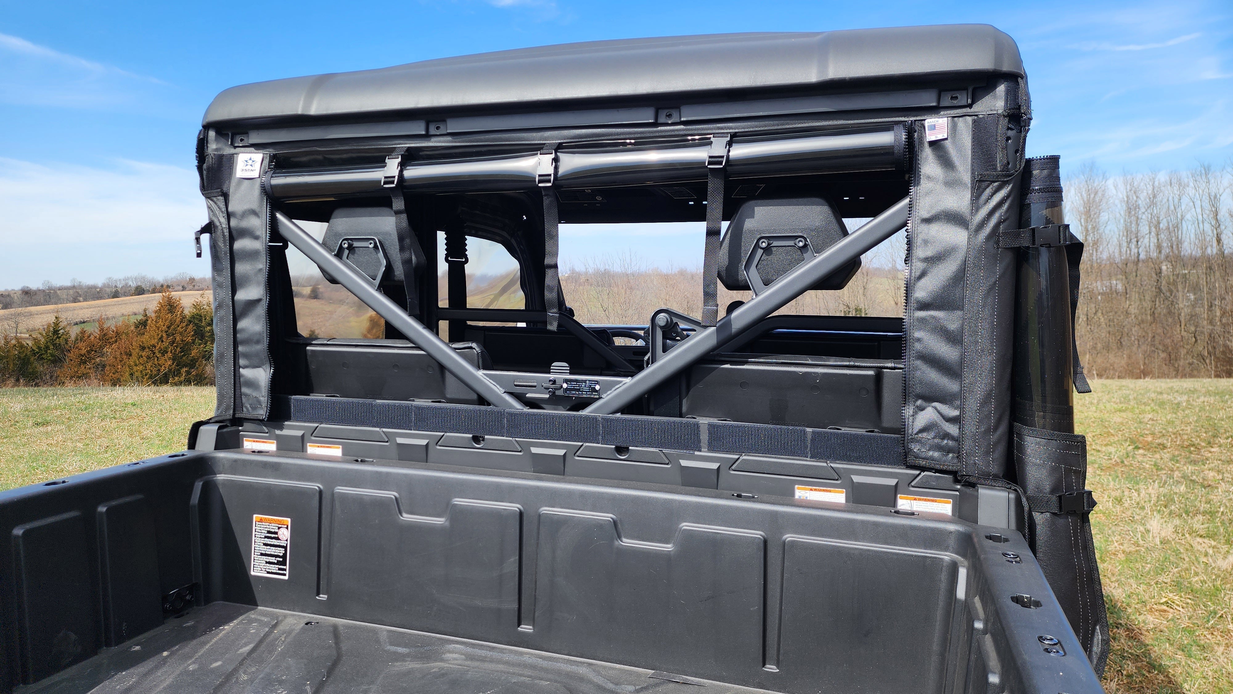 Photo of CFMoto UForce 1000XL - Upper Door (Front & Rear)/Rear Window Combo by 3 Star UTV - Premium Enclosures for UTVs / Side by Sides