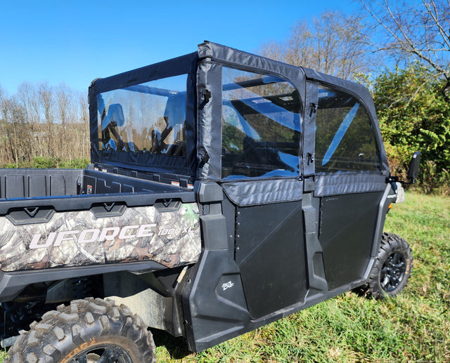 Photo of CFMoto UForce 1000XL - Upper Door (Front & Rear)/Rear Window Combo by 3 Star UTV - Premium Enclosures for UTVs / Side by Sides