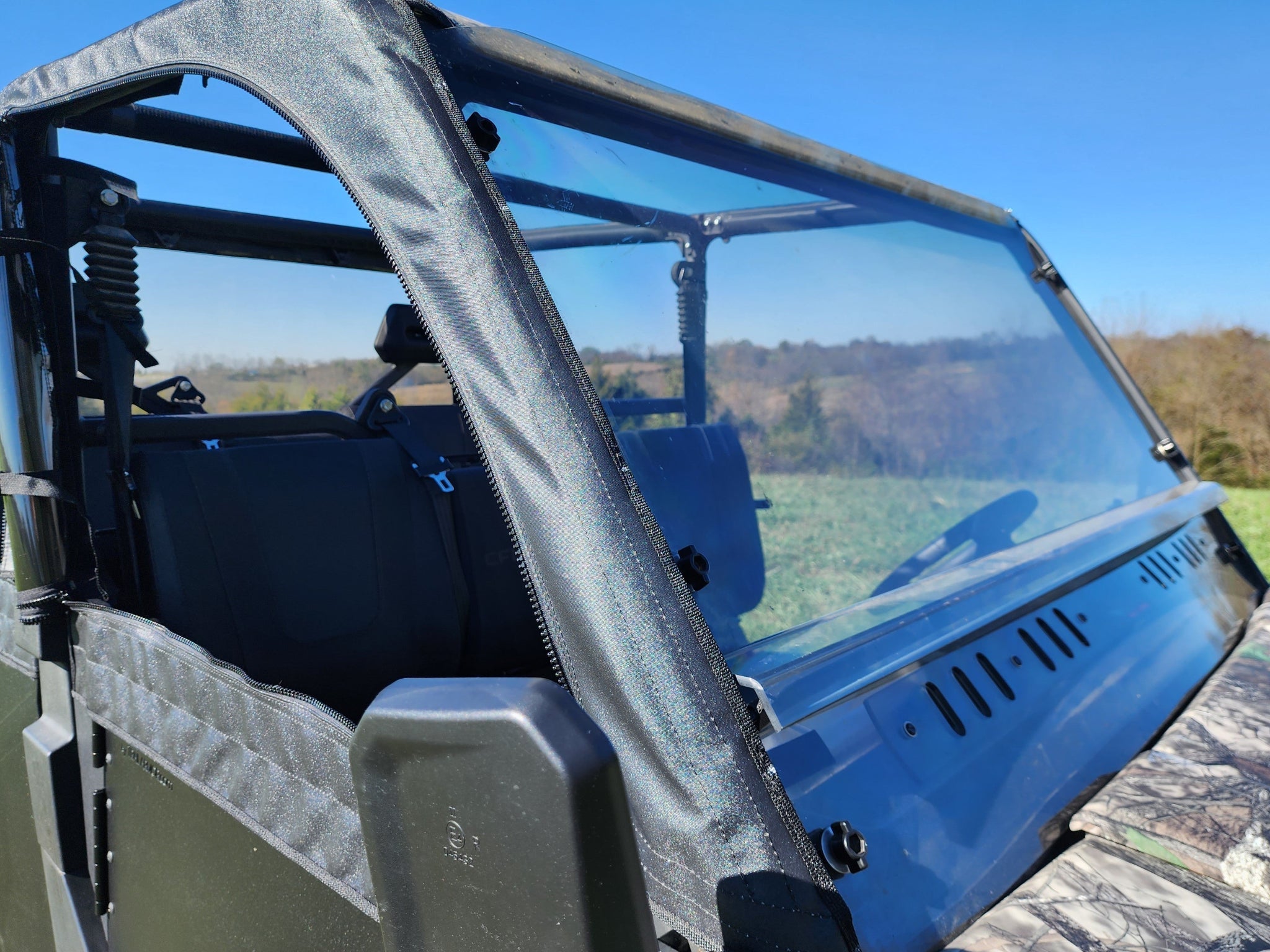 Photo of CFMoto UForce 1000XL - Upper Soft Front and Rear Doors by 3 Star UTV - Premium Enclosures for UTVs / Side by Sides