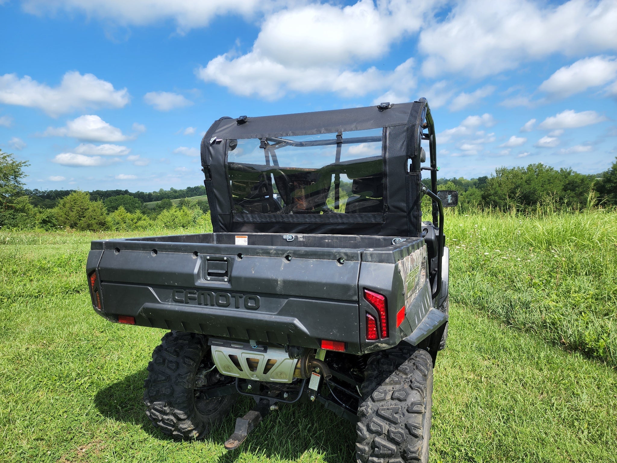 Photo of CFMoto UForce 500/800 - Full Cab Enclosure for Hard Windshield (Full Doors) by 3 Star UTV - Premium Enclosures for UTVs / Side by Sides