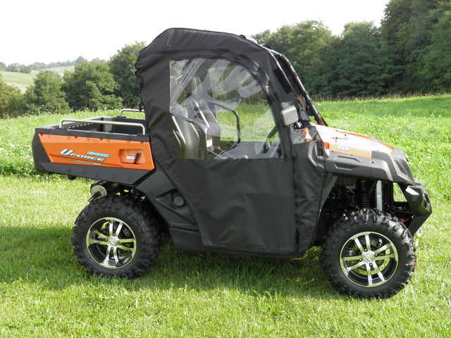 Photo of CFMoto UForce 500/800 - Full Cab Enclosure for Hard Windshield (Full Doors) by 3 Star UTV - Premium Enclosures for UTVs / Side by Sides