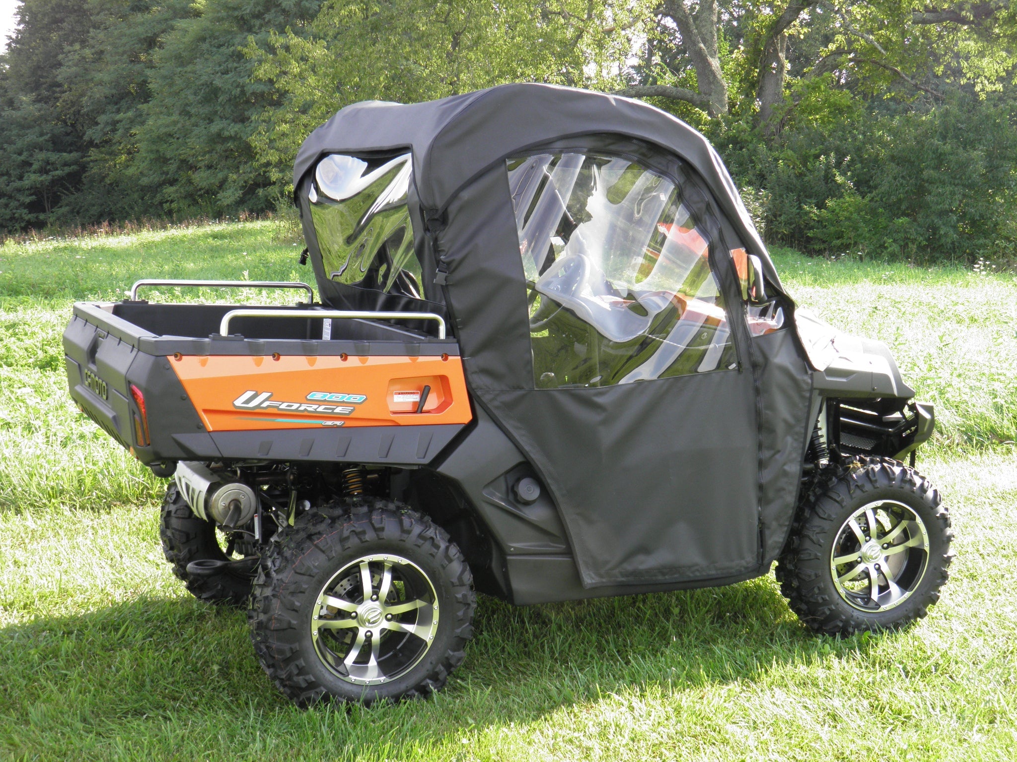 Photo of CFMoto UForce 500/800 - Full Cab Enclosure with Vinyl Windshield (Full Doors) by 3 Star UTV - Premium Enclosures for UTVs / Side by Sides