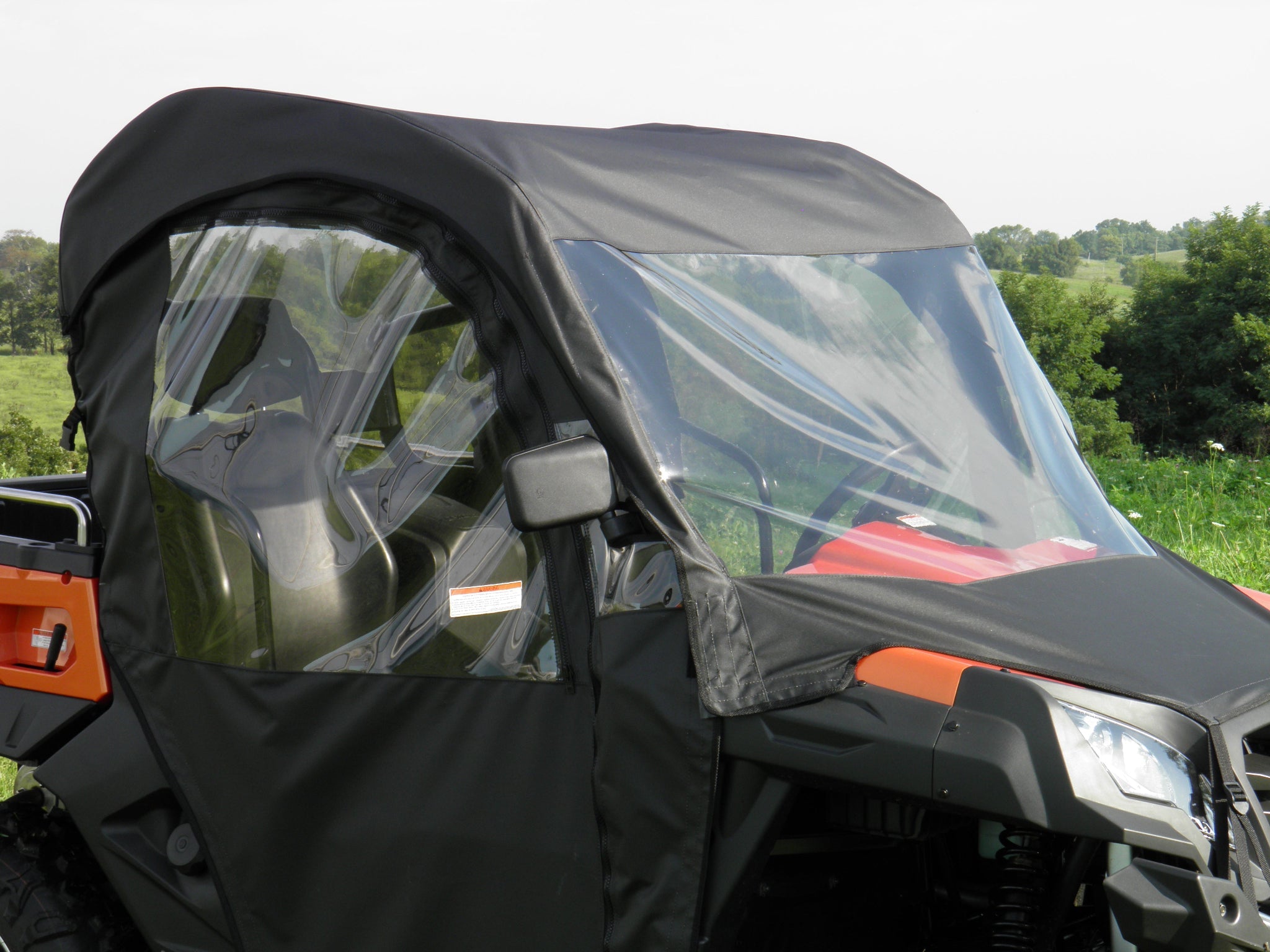 Photo of CFMoto UForce 500/800 - Full Cab Enclosure with Vinyl Windshield (Full Doors) by 3 Star UTV - Premium Enclosures for UTVs / Side by Sides