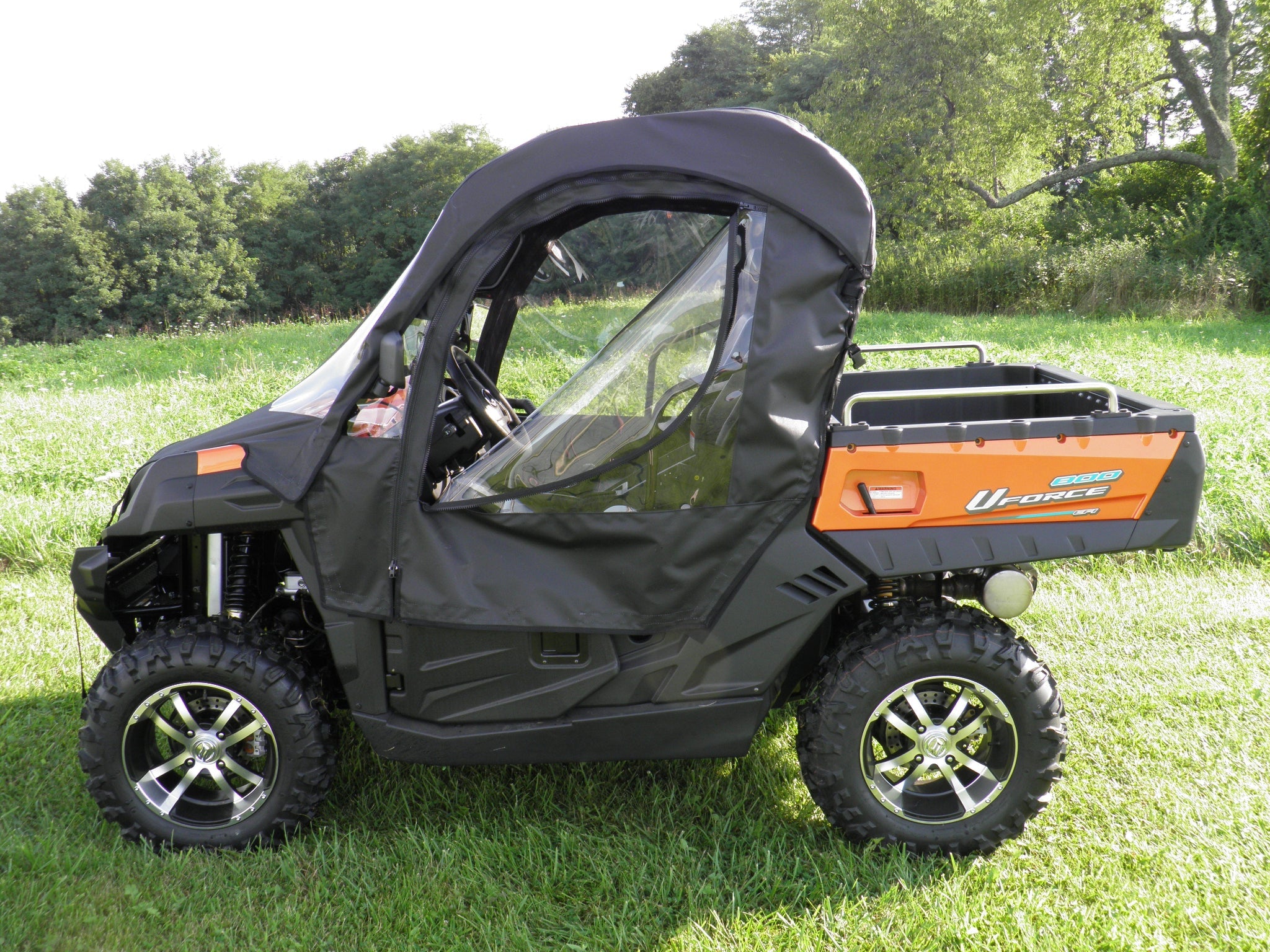 Photo of CFMoto UForce 500/800 - Full Cab Enclosure with Vinyl Windshield (Half Doors) by 3 Star UTV - Premium Enclosures for UTVs / Side by Sides