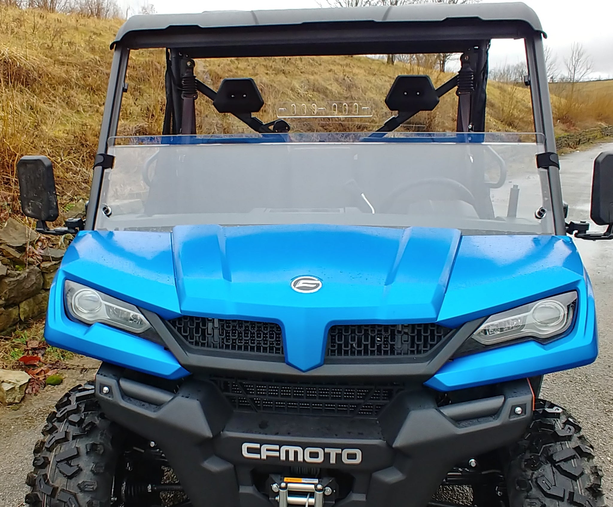 Photo of CFMoto UForce 500/800 - Half Windshield w/Scratch Resistant Option DOES NOT FIT 2025 MODEL! by 3 Star UTV - Premium Windshields for UTVs / Side by Sides