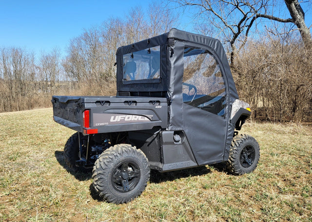 Photo of CFMoto UForce 600 - Door/Rear Window Combo w/Color and Zip Window Options by 3 Star UTV - Premium Enclosures for UTVs / Side by Sides