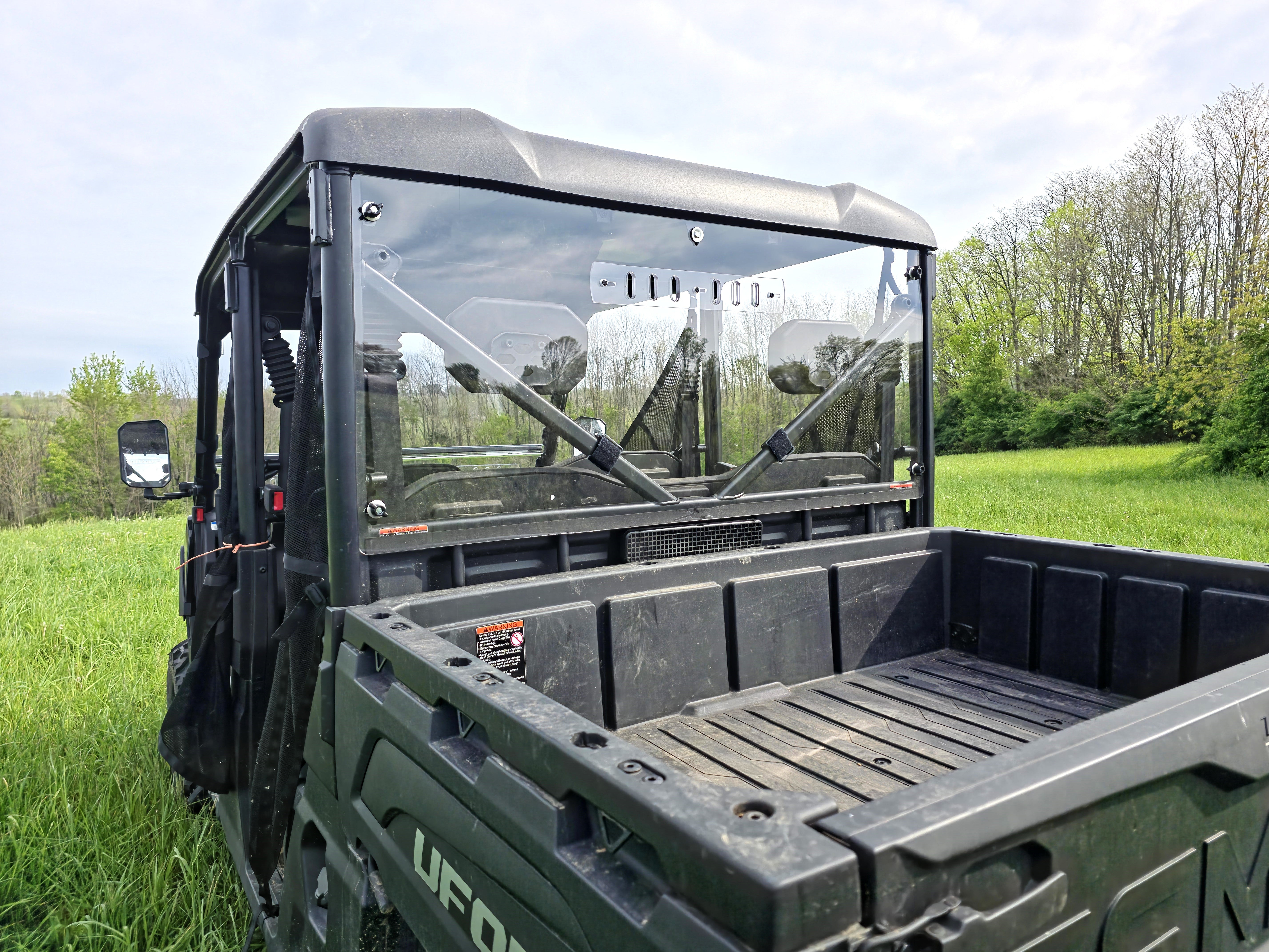 Photo of CFMoto UForce 800 XL- 1 Pc Lexan Back Panel w/Vent Options by 3 Star UTV - Premium Windshields for UTVs / Side by Sides