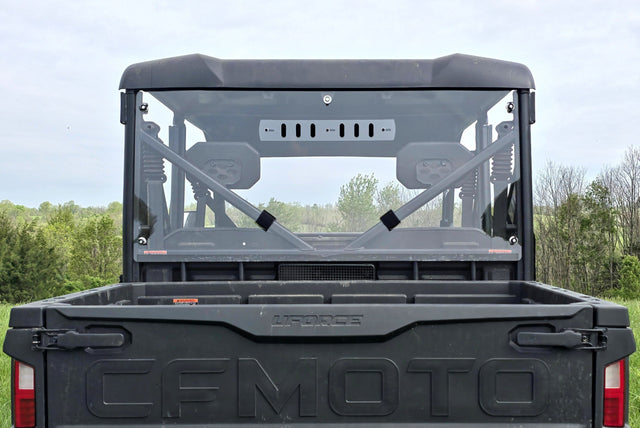 Photo of CFMoto UForce 800 XL- 1 Pc Lexan Back Panel w/Vent Options by 3 Star UTV - Premium Windshields for UTVs / Side by Sides