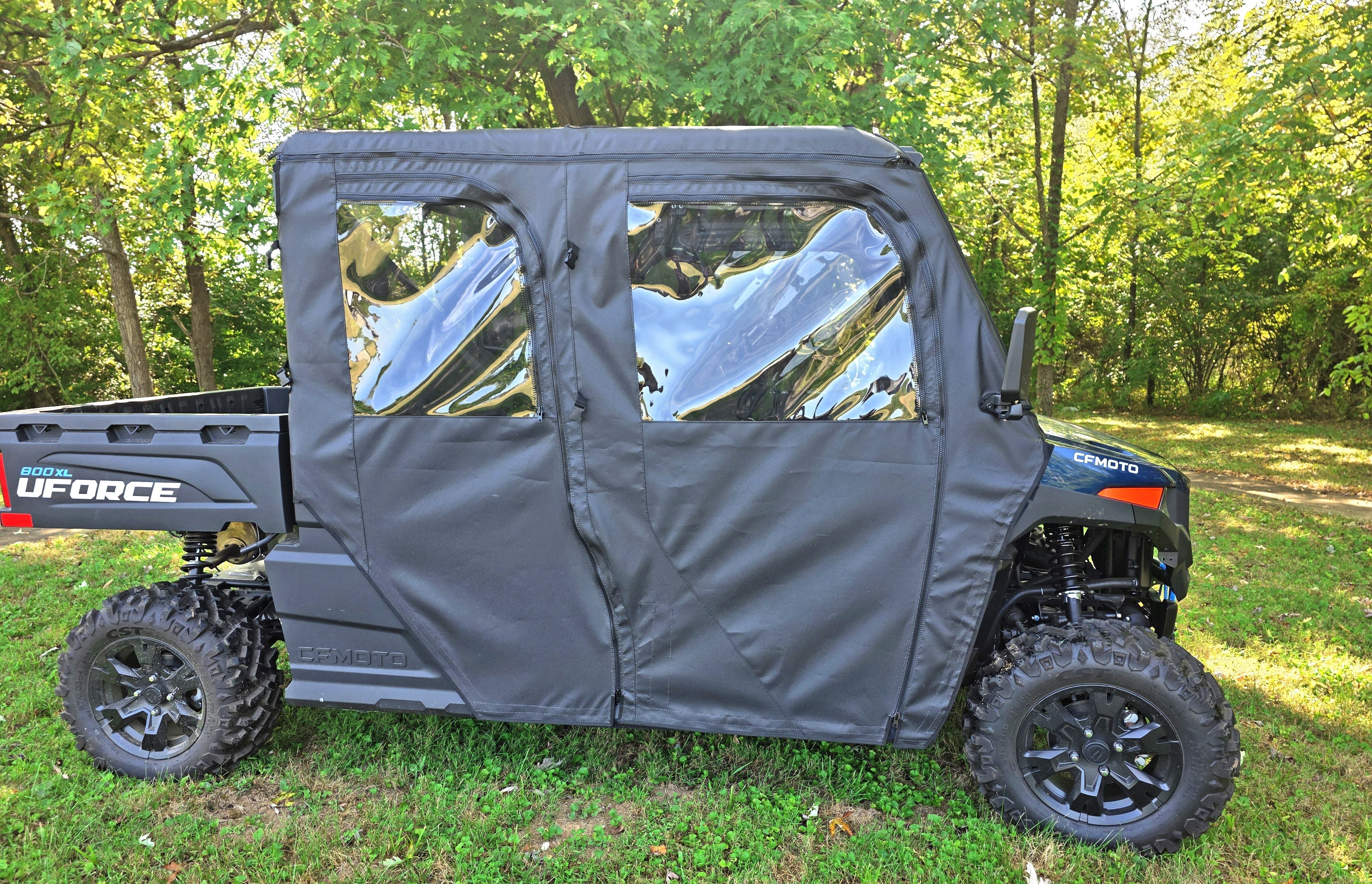 Photo of CFMoto UForce 800XL - Full Door (Front & Rear)/Rear Panel Combo by 3 Star UTV - Premium Enclosures for UTVs / Side by Sides