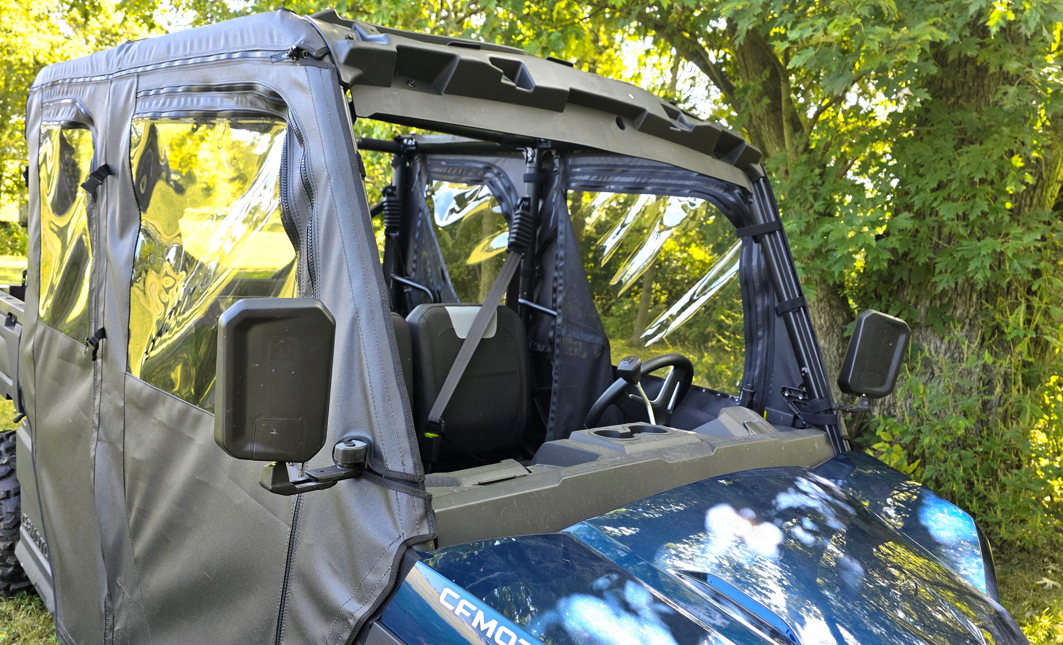Photo of CFMoto UForce 800XL - Full Door (Front & Rear)/Rear Panel Combo by 3 Star UTV - Premium Enclosures for UTVs / Side by Sides
