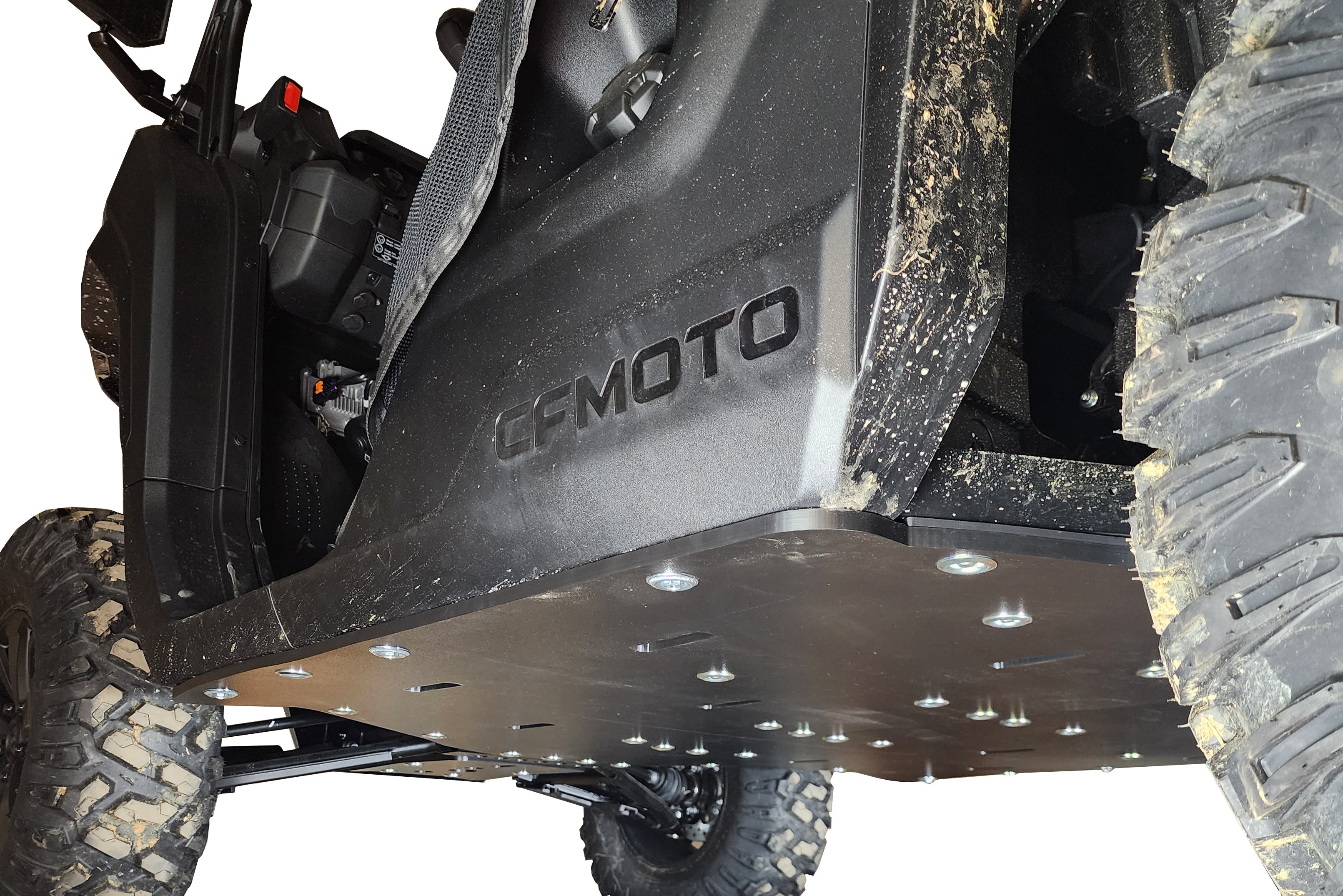 Photo of CFMoto UForce U10 Pro - HDPE Skid Plate - DOES NOT FIT UFORCE 1000/1000XL by 3 Star UTV - Premium Skid Plates for UTVs / Side by Sides