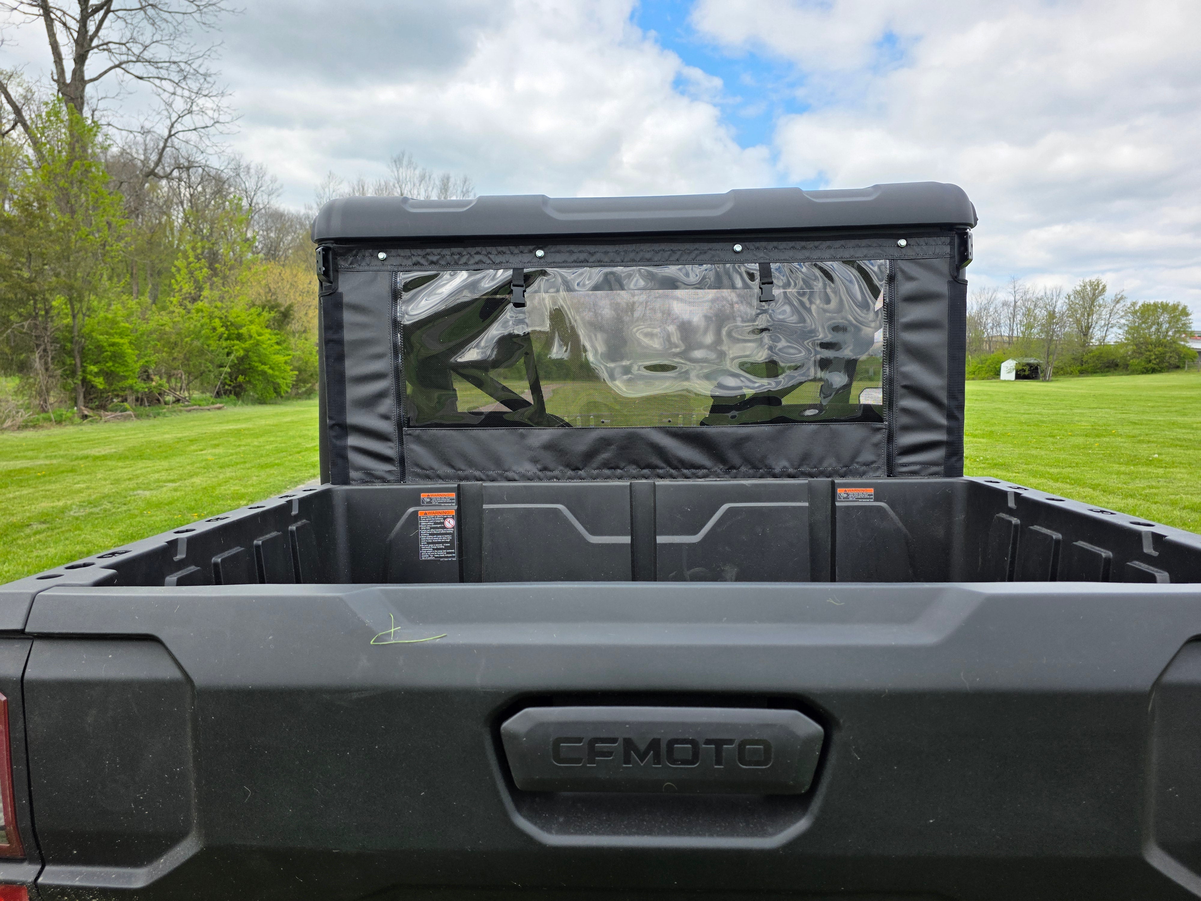 Photo of CFMoto UForce U10 Pro/U10 XL Pro - Soft Back Panel with Mesh/Vinyl Window - PATENT PENDING - DOES NOT FIT UFORCE 1000/1000XL by 3 Star UTV - Premium Enclosures for UTVs / Side by Sides
