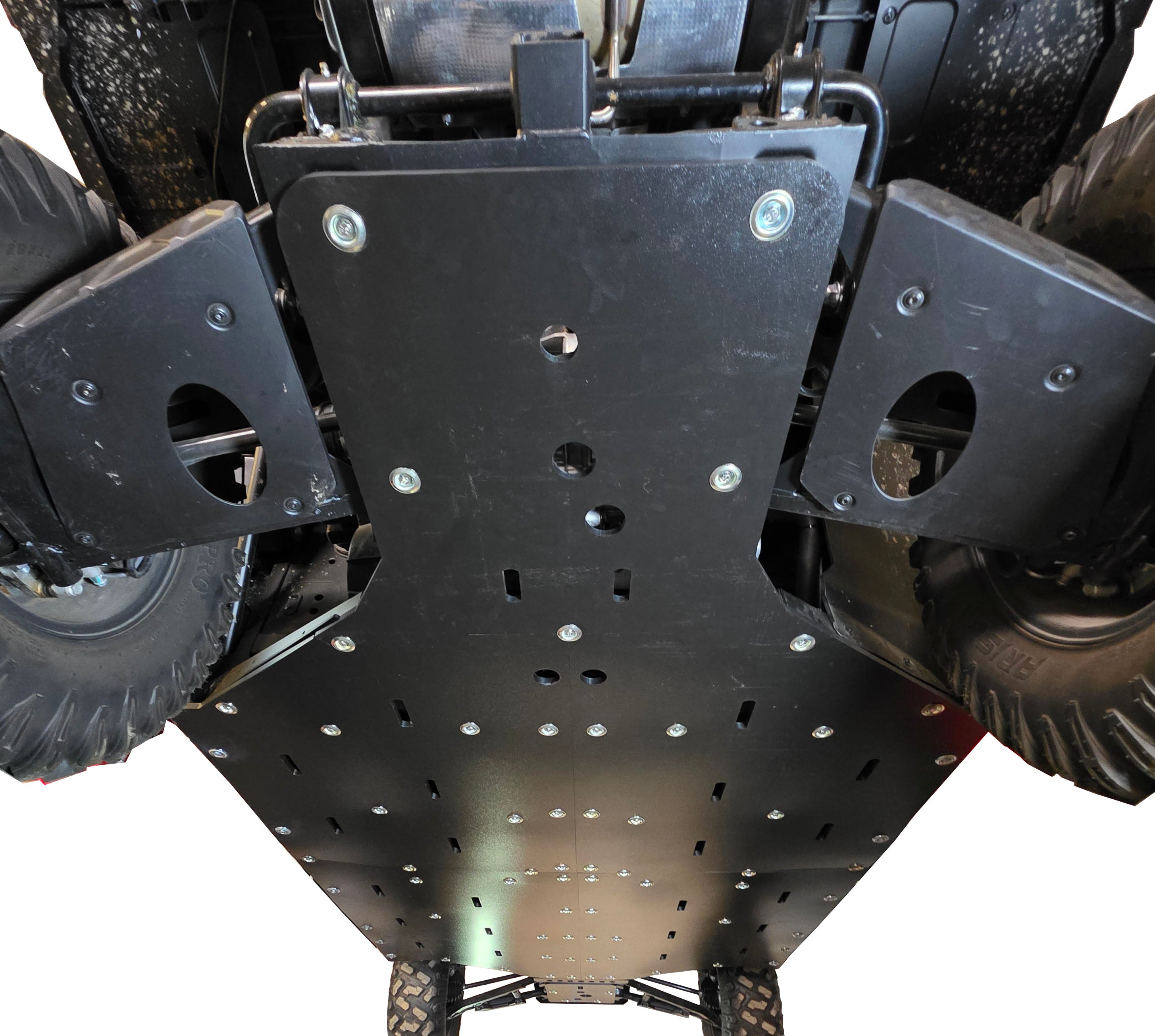 Photo of CFMoto UForce U10 XL Pro - HDPE Skid Plate by 3 Star UTV - Premium Skid Plates for UTVs / Side by Sides