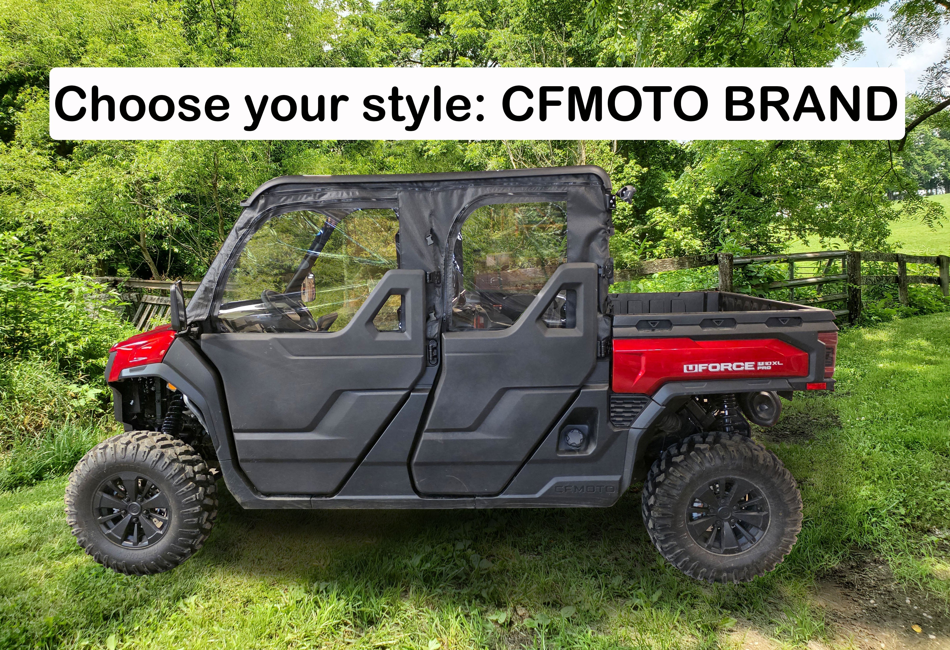 Photo of CFMoto UForce XL Pro-Upper Doors by 3 Star UTV - Premium Enclosures for UTVs / Side by Sides