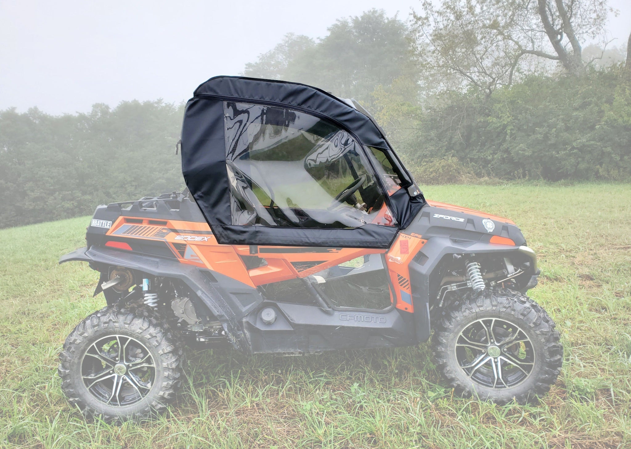 Photo of CFMoto ZForce 500/800/1000 - Soft Doors (Half Doors) by 3 Star UTV - Premium Enclosures for UTVs / Side by Sides