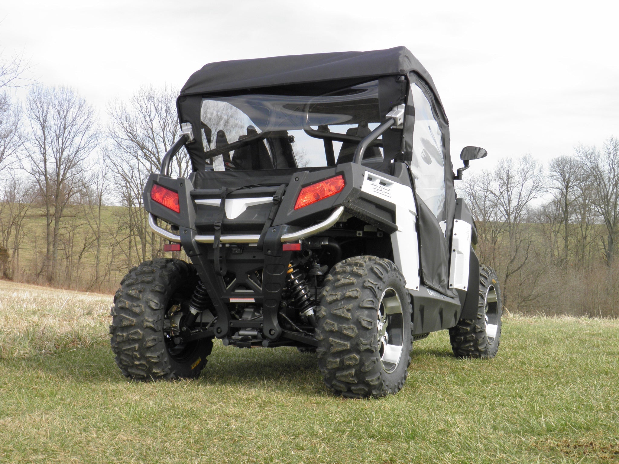 Photo of CFMoto ZForce 600 - Full Cab Enclosure for Hard Windshield by 3 Star UTV - Premium Enclosures for UTVs / Side by Sides