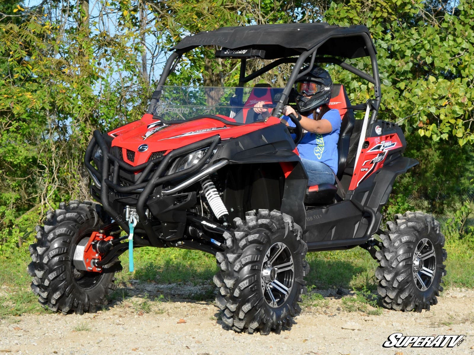 Photo of SuperATV CFMOTO ZForce Heavy Duty Nerf Bars by SuperATV - Premium Nerf Bars for UTVs / Side by Sides