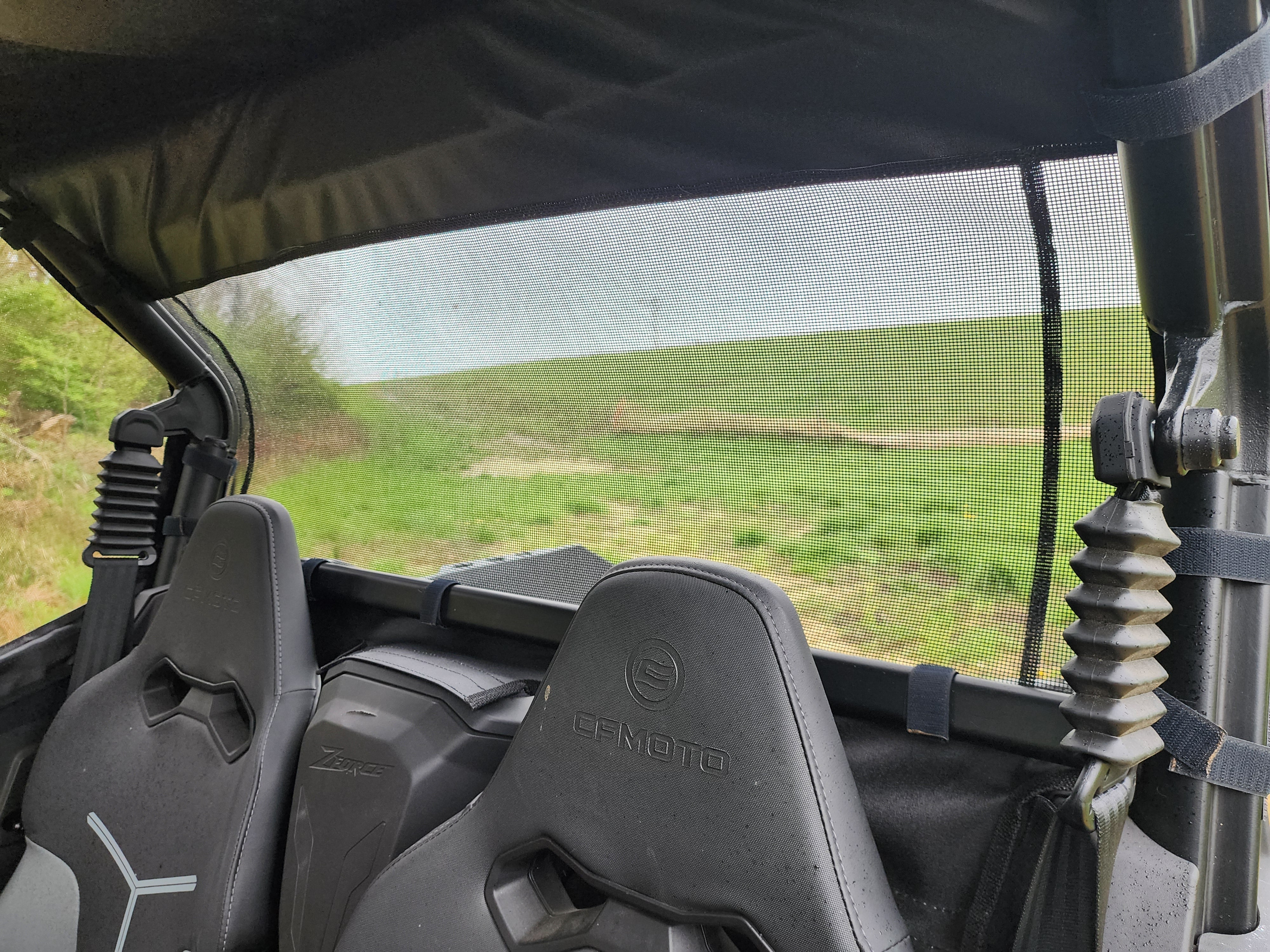 Photo of CFMoto ZForce 800 Trail/950 Sport - Rear Panel with Mesh Windows by 3 Star UTV - Premium Enclosures for UTVs / Side by Sides