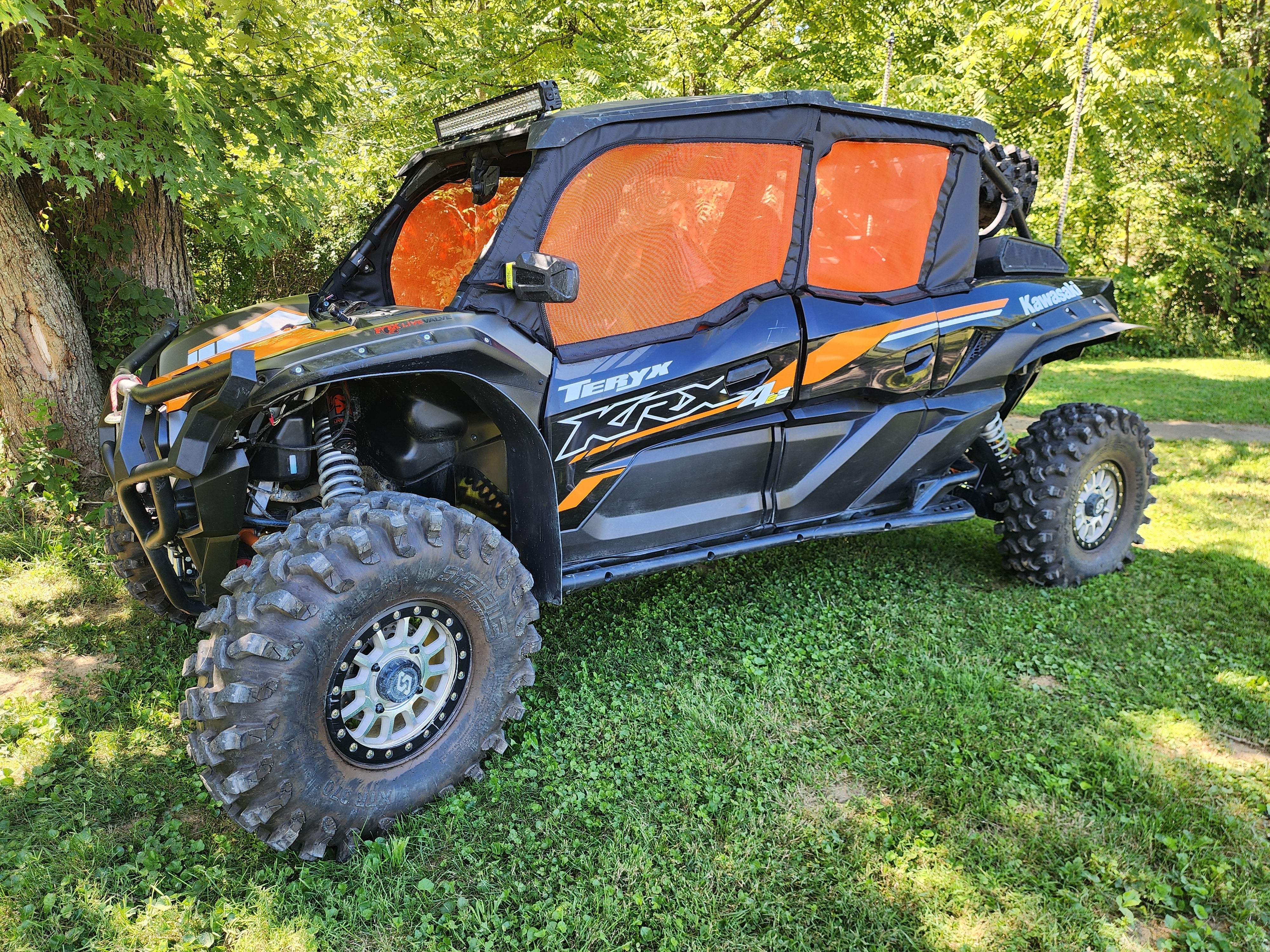 Photo of CFMoto ZForce 800 Trail/950 Sport - Rear Panel with Mesh Windows by 3 Star UTV - Premium Enclosures for UTVs / Side by Sides