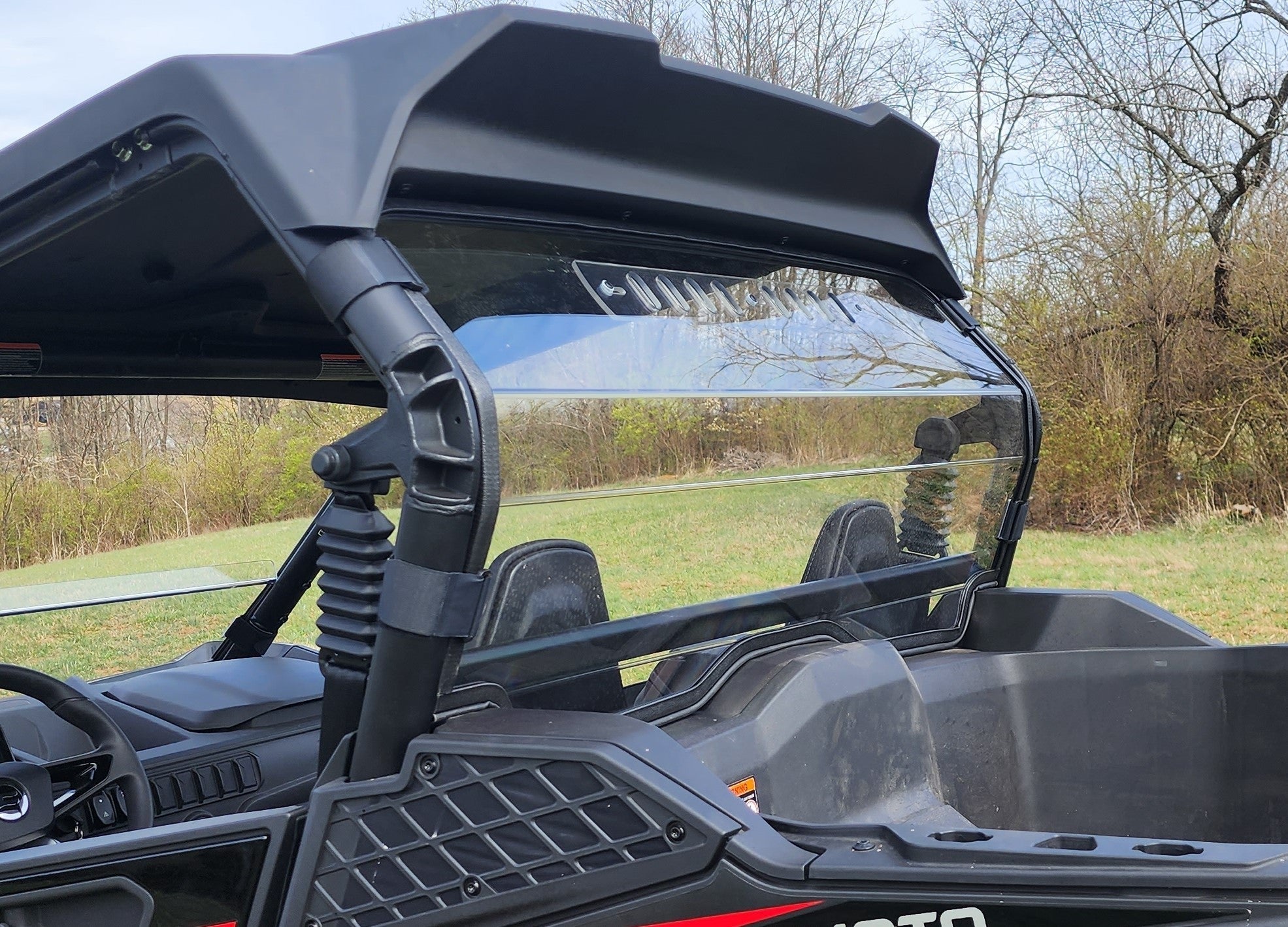 Photo of CFMoto ZForce 800 Trail/950 Sport & Trail - 1 Piece Lexan Back Panel by 3 Star UTV - Premium Windshields for UTVs / Side by Sides
