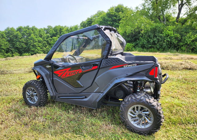 Photo of CFMoto ZForce 800 Trail/950 Trail & Sport - Door/Rear Window Combo (Upper Doors) by 3 Star UTV - Premium Enclosures for UTVs / Side by Sides
