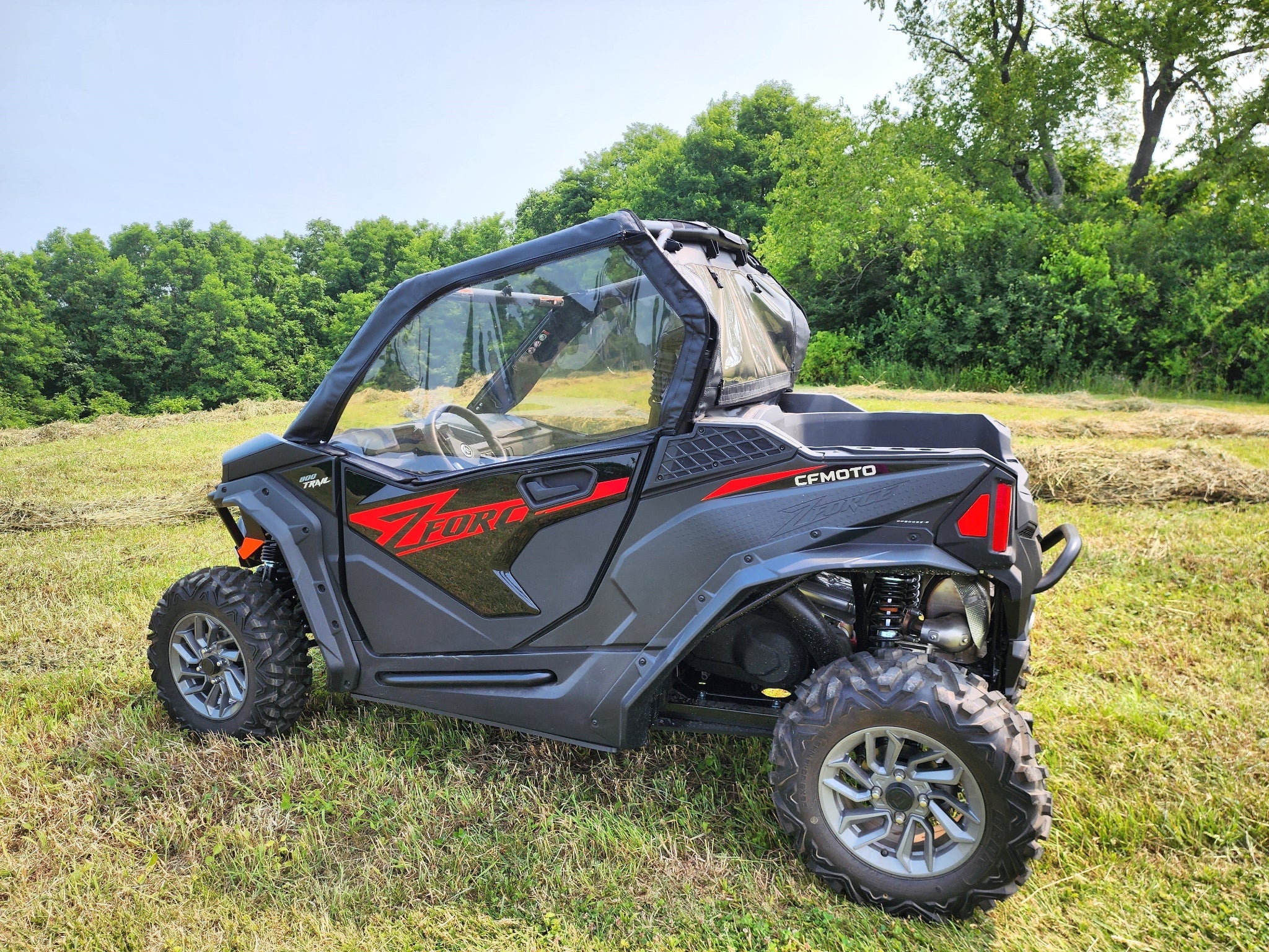 Photo of CFMoto ZForce 800 Trail/950 Trail & Sport - Door/Rear Window Combo (Upper Doors) by 3 Star UTV - Premium Enclosures for UTVs / Side by Sides