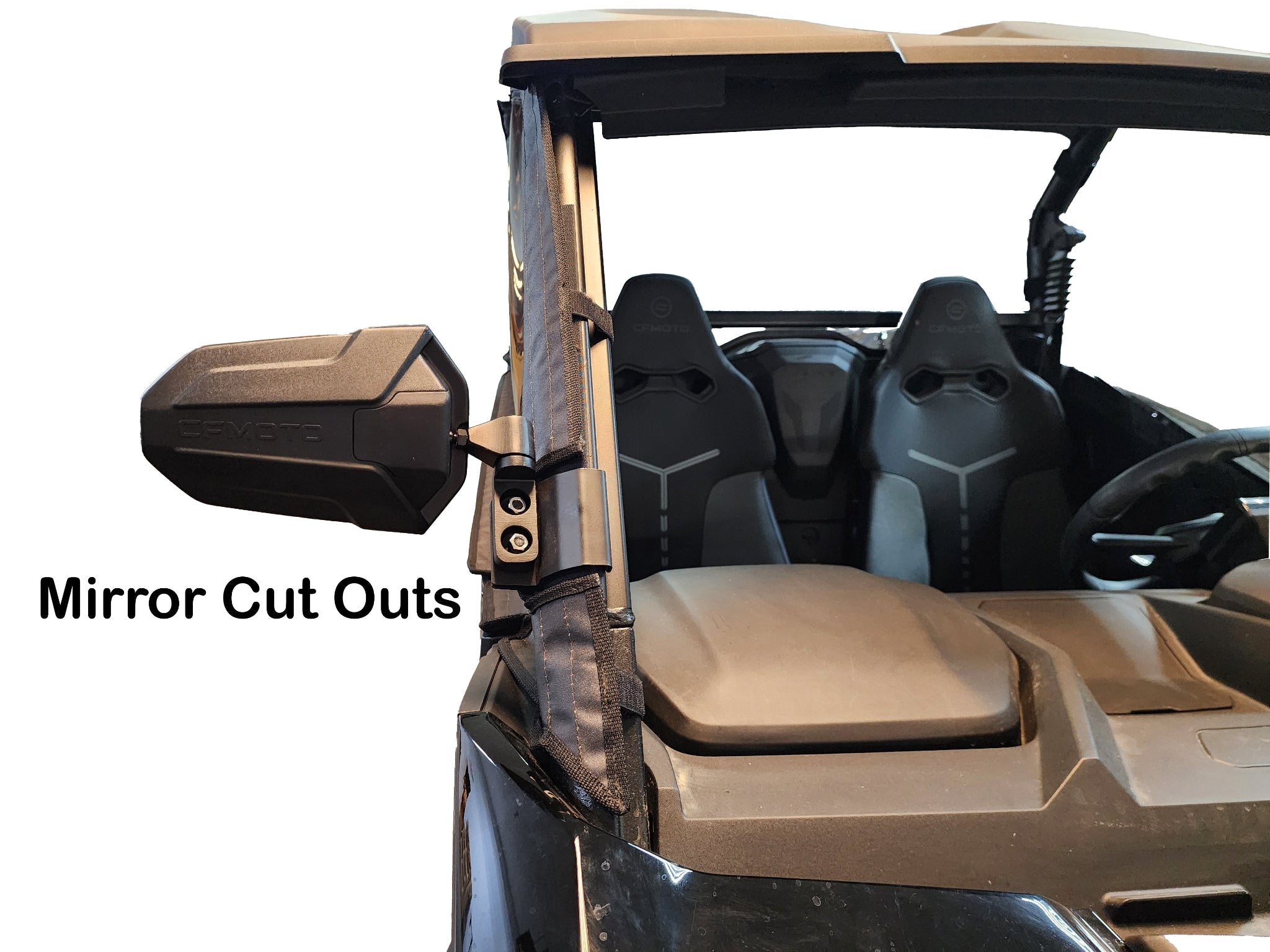 Photo of CFMoto ZForce 800 Trail/950 Trail & Sport - Door/Rear Window Combo (Upper Doors) by 3 Star UTV - Premium Enclosures for UTVs / Side by Sides