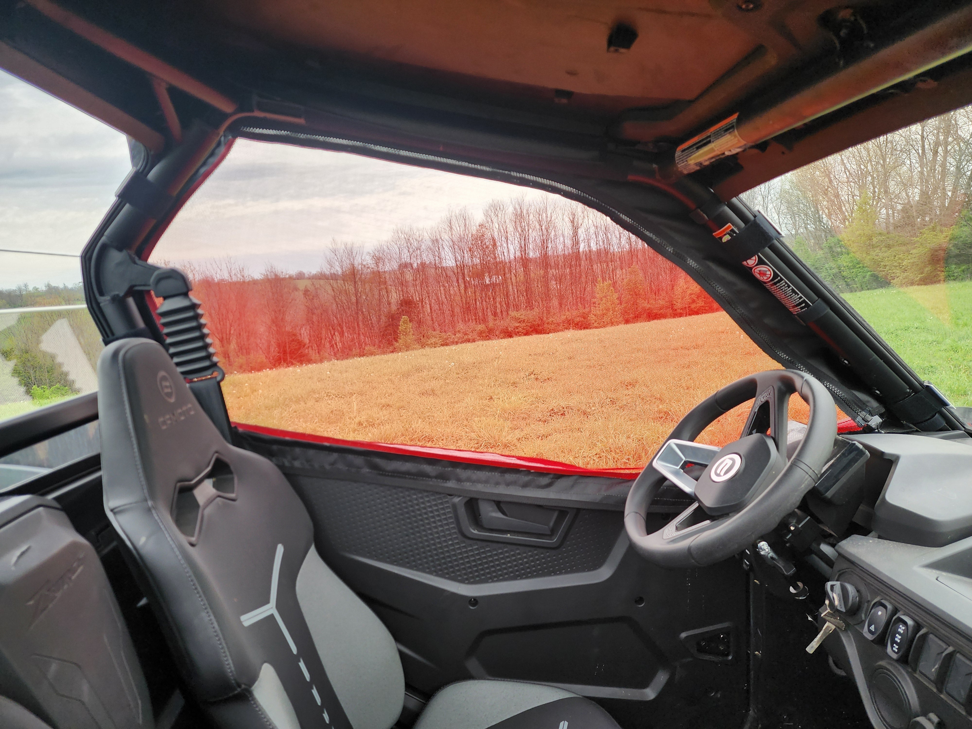Photo of CFMoto ZForce 800 Trail/950 Trail & Sport - Upper Doors with Mesh Windows by 3 Star UTV - Premium Enclosures for UTVs / Side by Sides