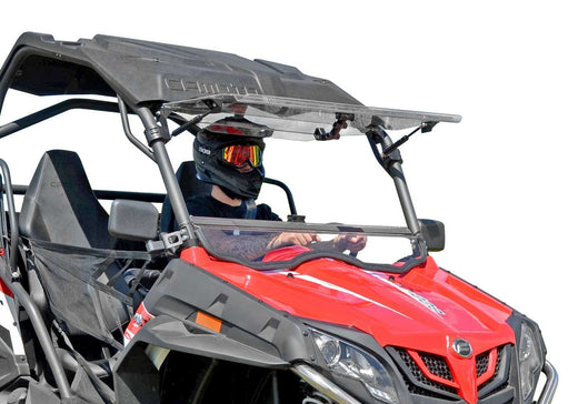 CFMOTO ZForce Scratch-Resistant Flip Windshield | SuperATV