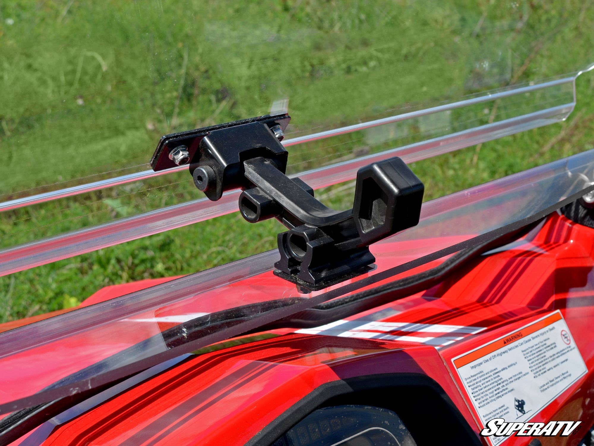Photo of SuperATV CFMOTO ZForce Scratch Resistant Flip Windshield by SuperATV - Premium Windshields for UTVs / Side by Sides