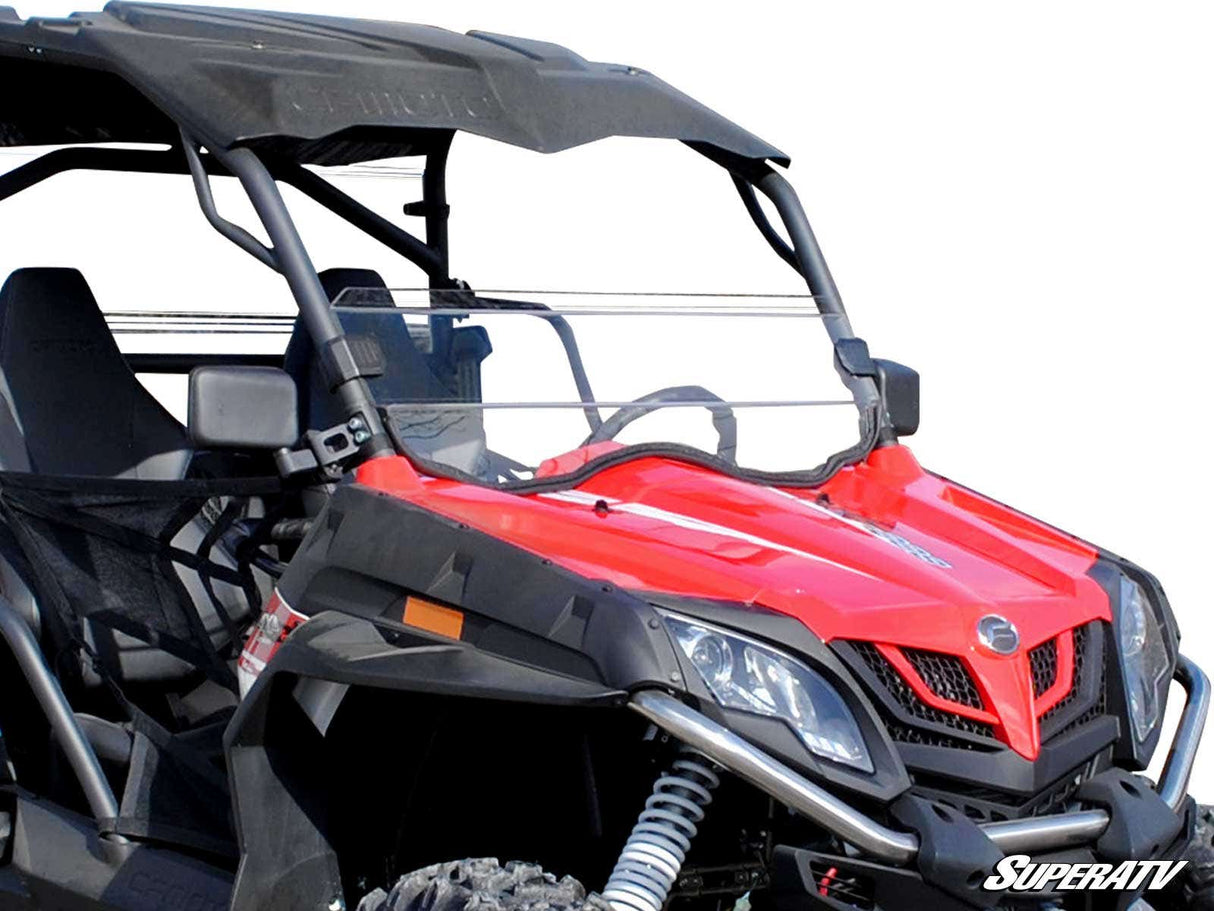 Photo of SuperATV CFMOTO ZForce Scratch Resistant Half Windshield by SuperATV - Premium Windshields for UTVs / Side by Sides