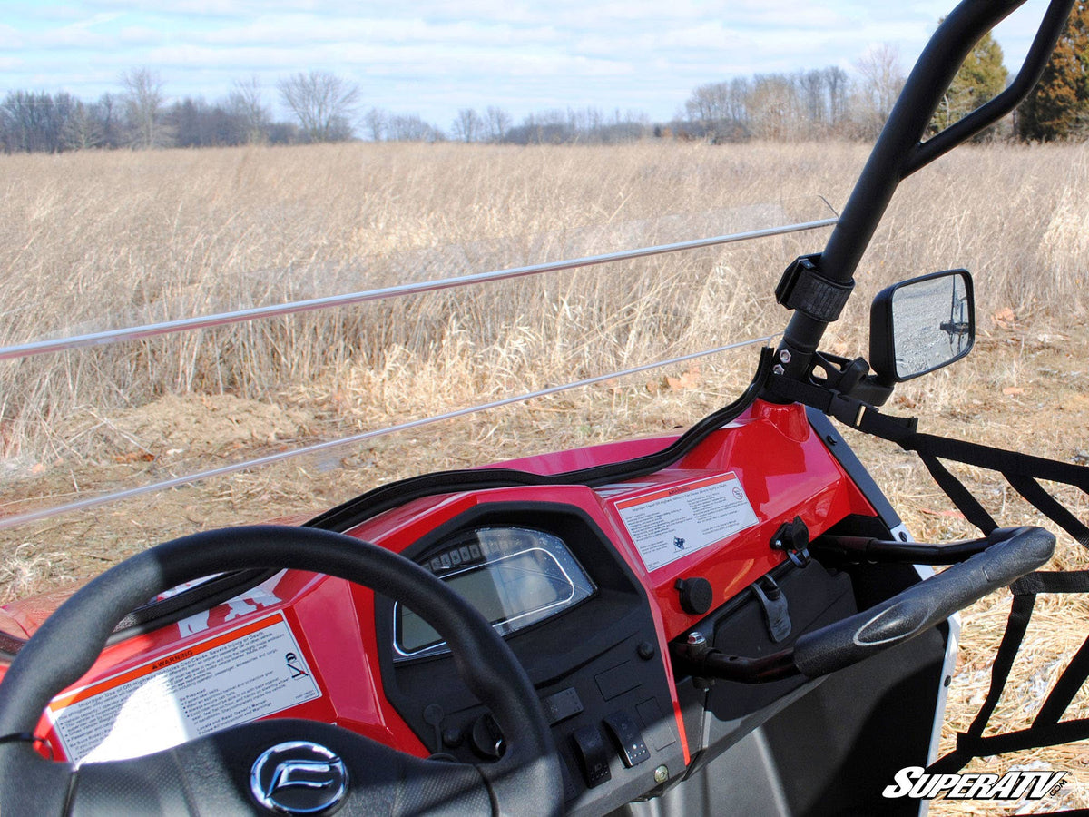 Photo of SuperATV CFMOTO ZForce 800 Scratch-Resistant Half Windshield by SuperATV - Premium Windshields for UTVs / Side by Sides