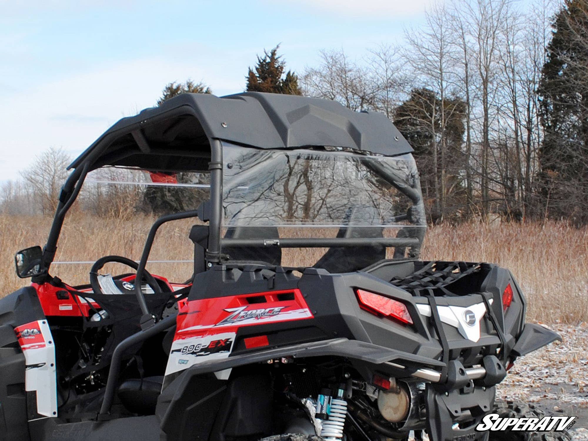 Photo of SuperATV CFMOTO ZForce 1000 Rear Windshield by SuperATV - Premium Windshields for UTVs / Side by Sides