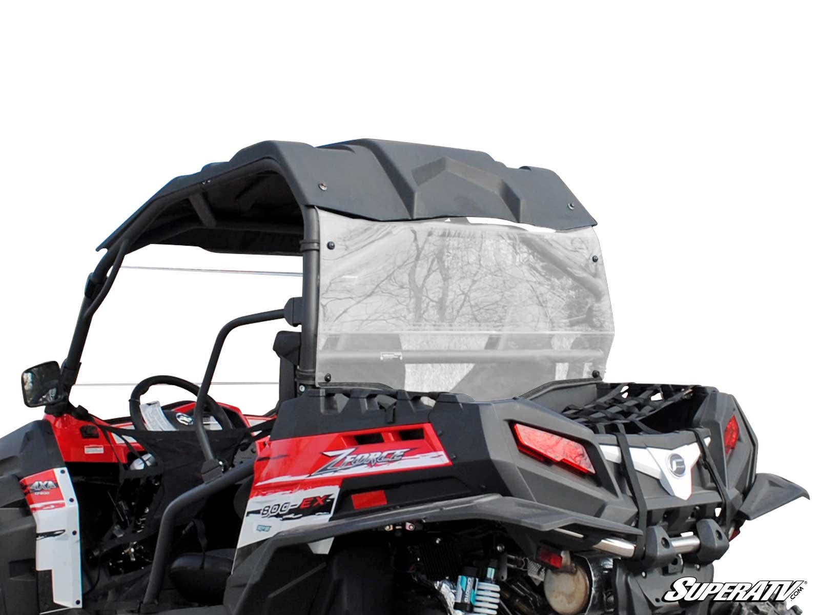 Photo of SuperATV CFMOTO ZForce 1000 Rear Windshield by SuperATV - Premium Windshields for UTVs / Side by Sides
