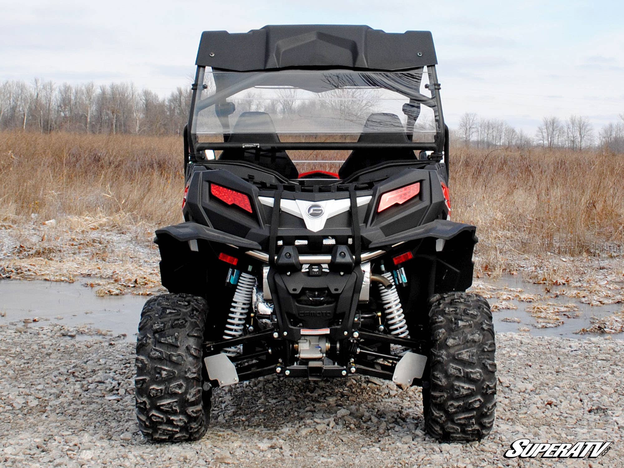 Photo of SuperATV CFMOTO ZForce 1000 Rear Windshield by SuperATV - Premium Windshields for UTVs / Side by Sides