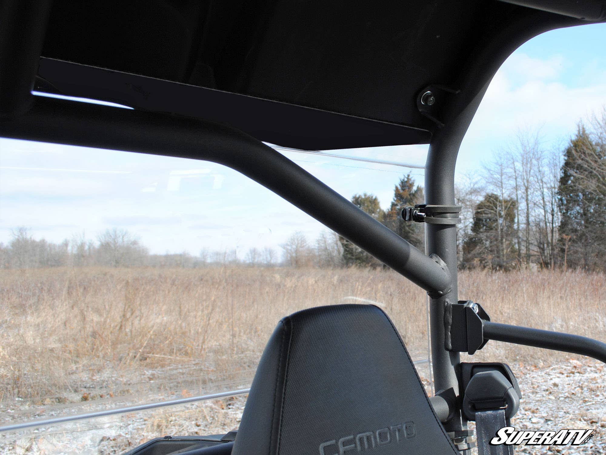 Photo of SuperATV CFMOTO ZForce 1000 Rear Windshield by SuperATV - Premium Windshields for UTVs / Side by Sides