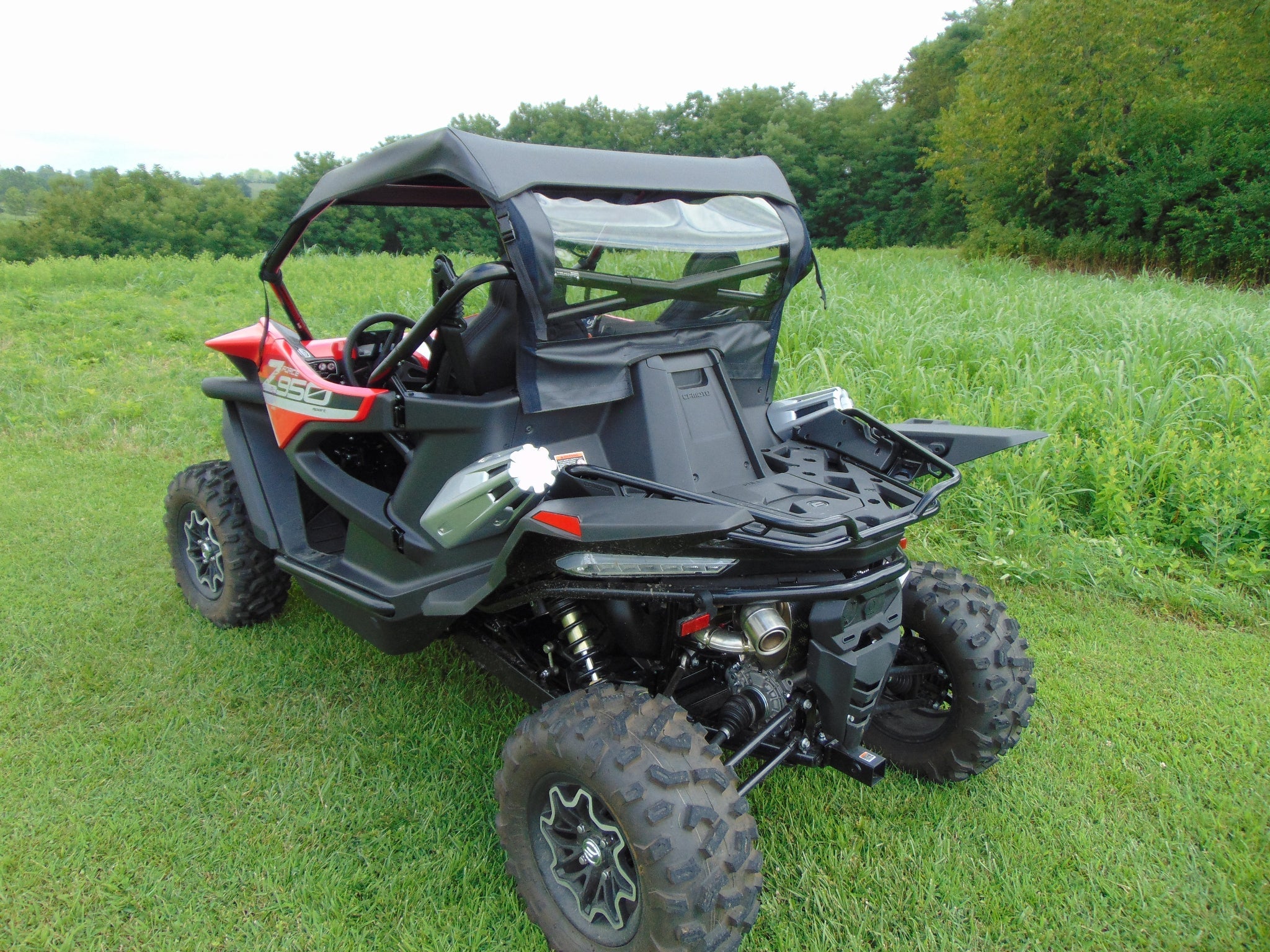 Photo of CFMoto ZForce 950 - CAMO Door/Rear Window Combo (Full Doors) by 3 Star UTV - Premium Enclosures for UTVs / Side by Sides