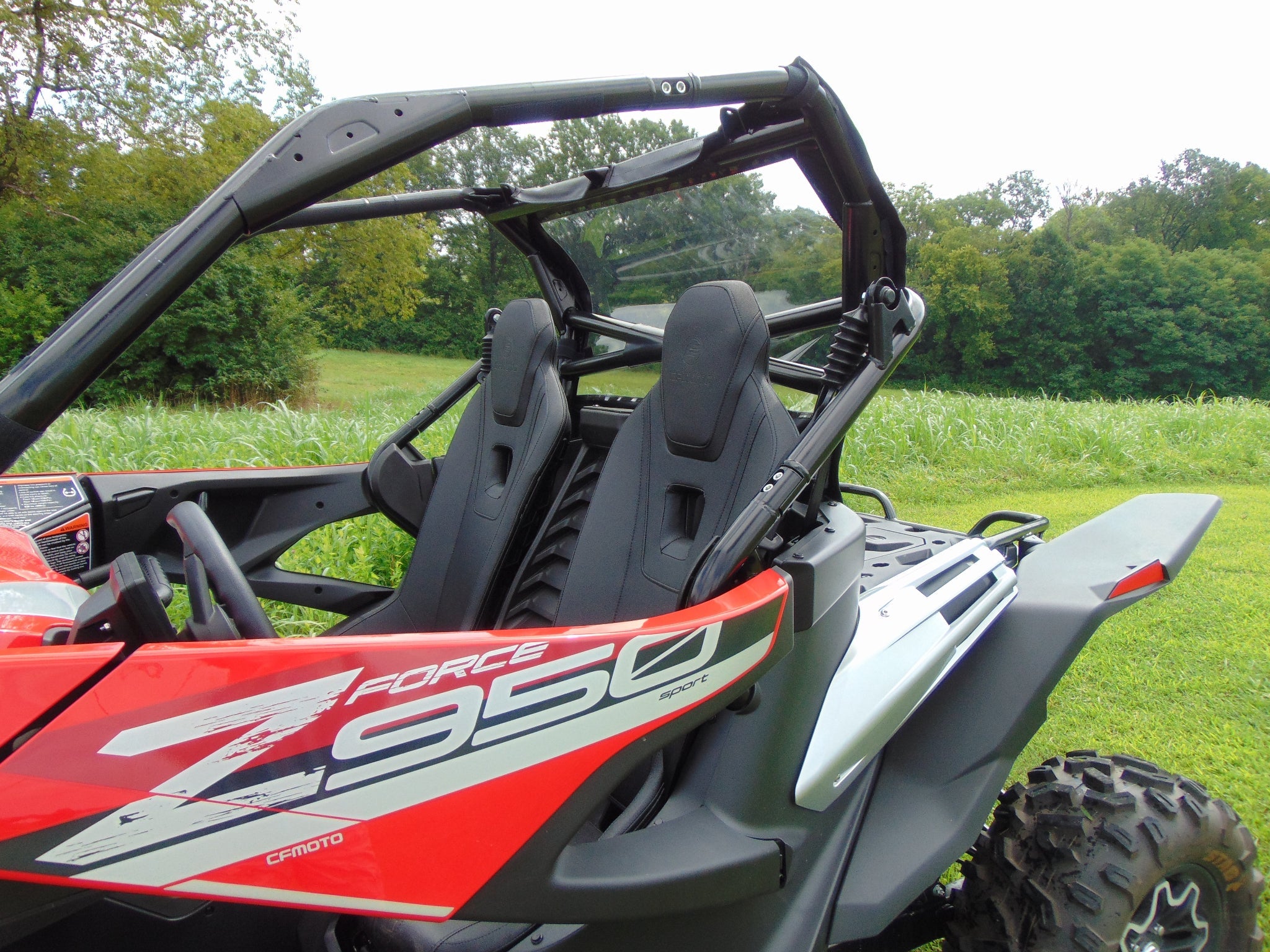 Photo of CFMoto ZForce 950 - Soft Back Panel by 3 Star UTV - Premium Enclosures for UTVs / Side by Sides