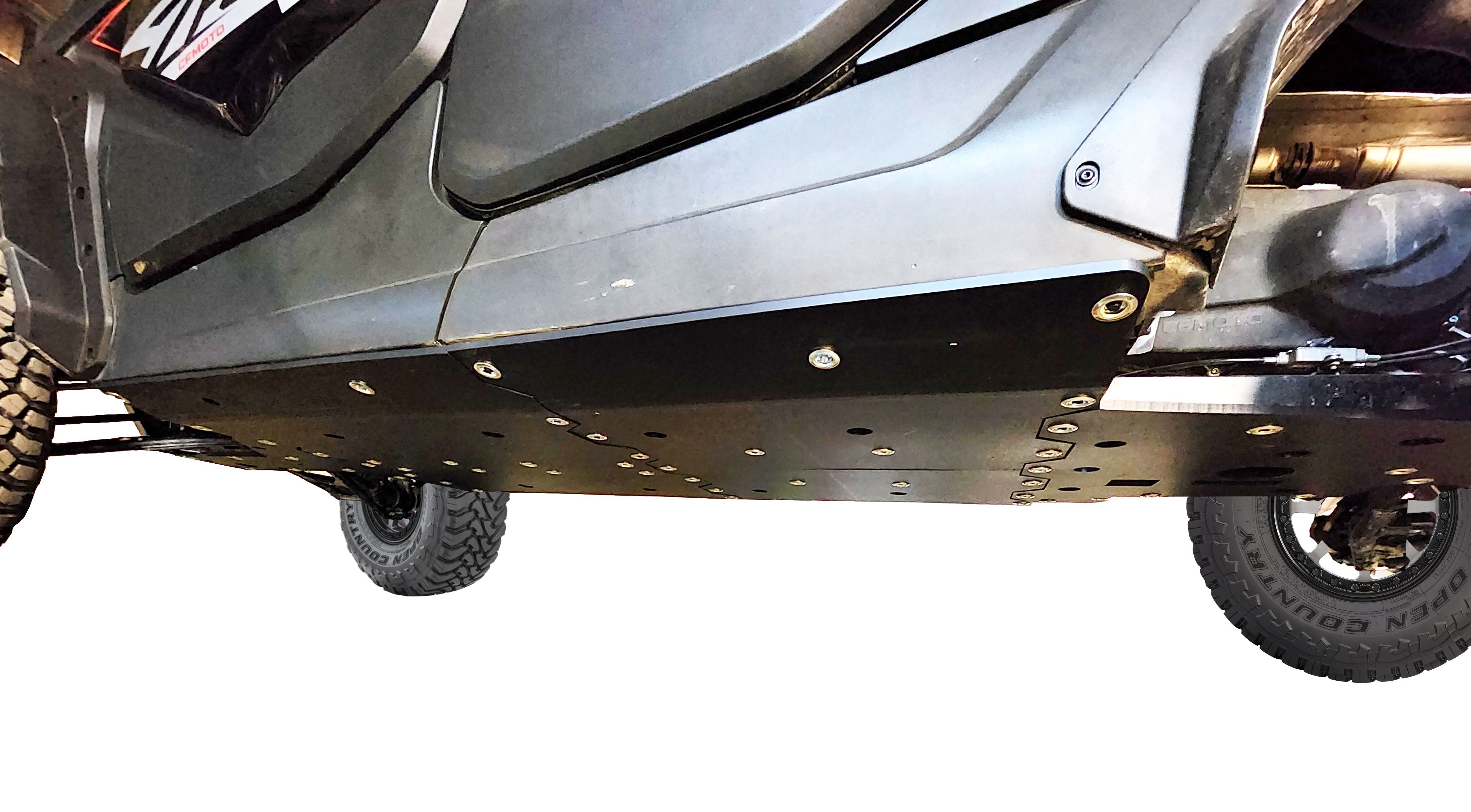 Photo of CFMoto ZForce 950 Sport 4 - 1/2" HDPE Skid Plate by 3 Star UTV - Premium Skid Plates for UTVs / Side by Sides