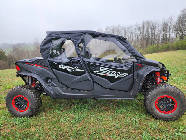 Photo of CFMoto ZForce 950 Sport 4 - Upper Doors (Front & Rear)/Rear Panel Combo by 3 Star UTV - Premium Enclosures for UTVs / Side by Sides