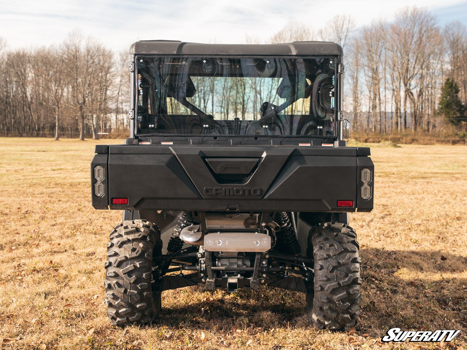 Photo of SuperATV CFMOTO UForce 1000 Rear Windshield by SuperATV - Premium Windshields for UTVs / Side by Sides