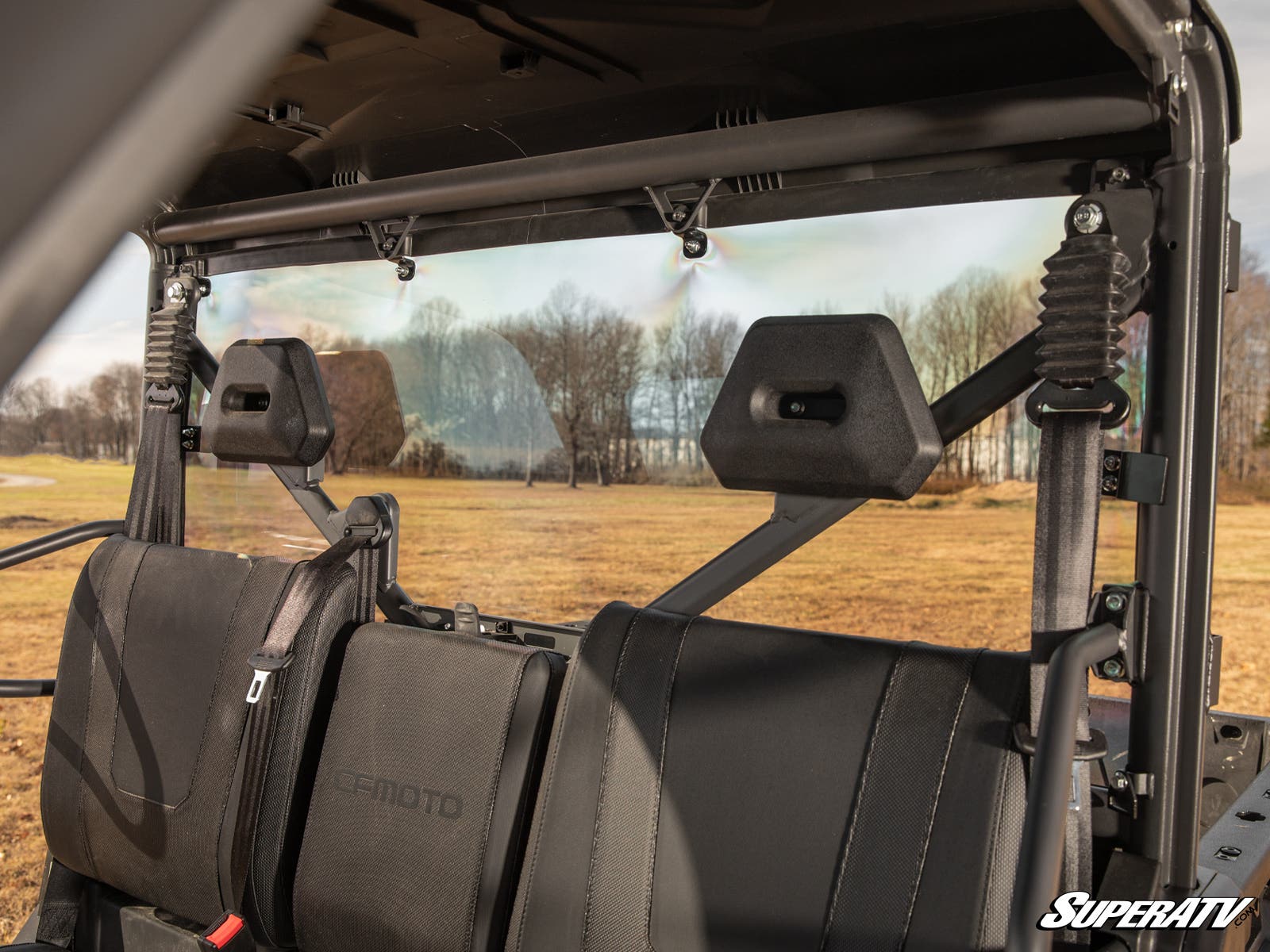 Photo of SuperATV CFMOTO UForce 1000 Rear Windshield by SuperATV - Premium Windshields for UTVs / Side by Sides