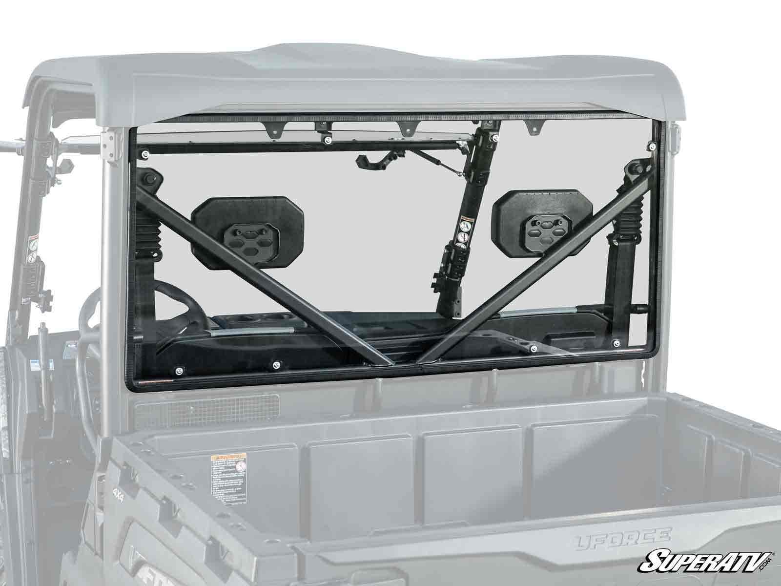 Photo of SuperATV CFMOTO UForce 600 Rear Windshield by SuperATV - Premium Windshields for UTVs / Side by Sides