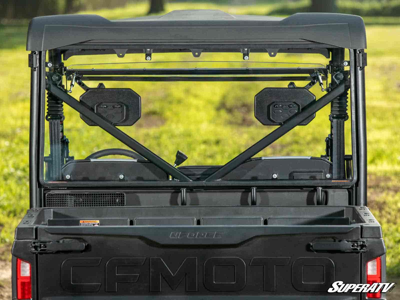 Photo of SuperATV CFMOTO UForce 600 Rear Windshield by SuperATV - Premium Windshields for UTVs / Side by Sides