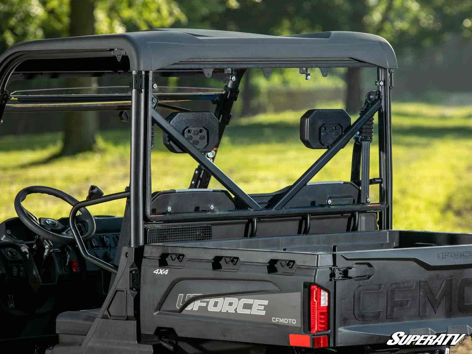 Photo of SuperATV CFMOTO UForce 600 Rear Windshield by SuperATV - Premium Windshields for UTVs / Side by Sides