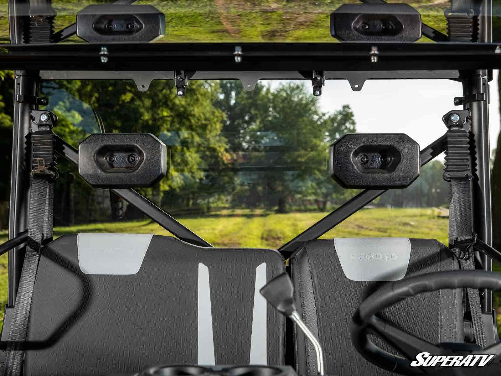 Photo of SuperATV CFMOTO UForce 600 Rear Windshield by SuperATV - Premium Windshields for UTVs / Side by Sides