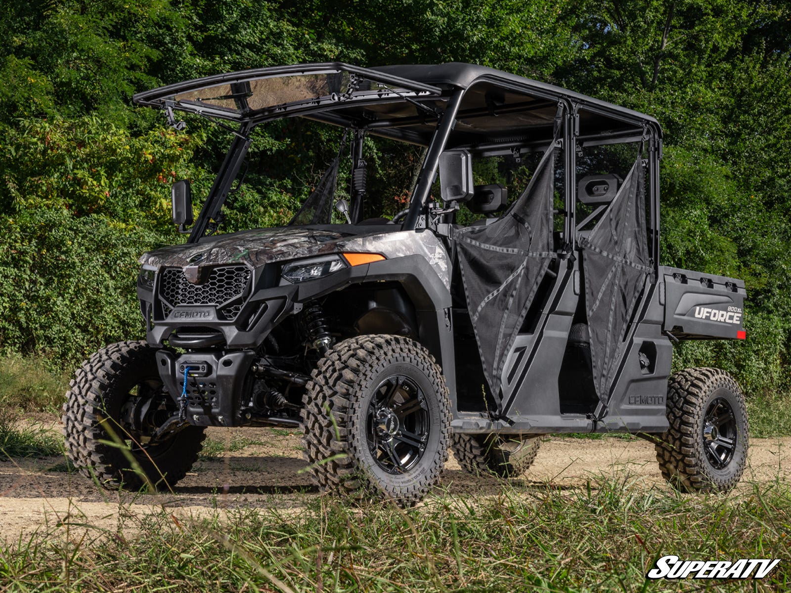 CFMOTO UForce 800 Flip Windshield + 2025+