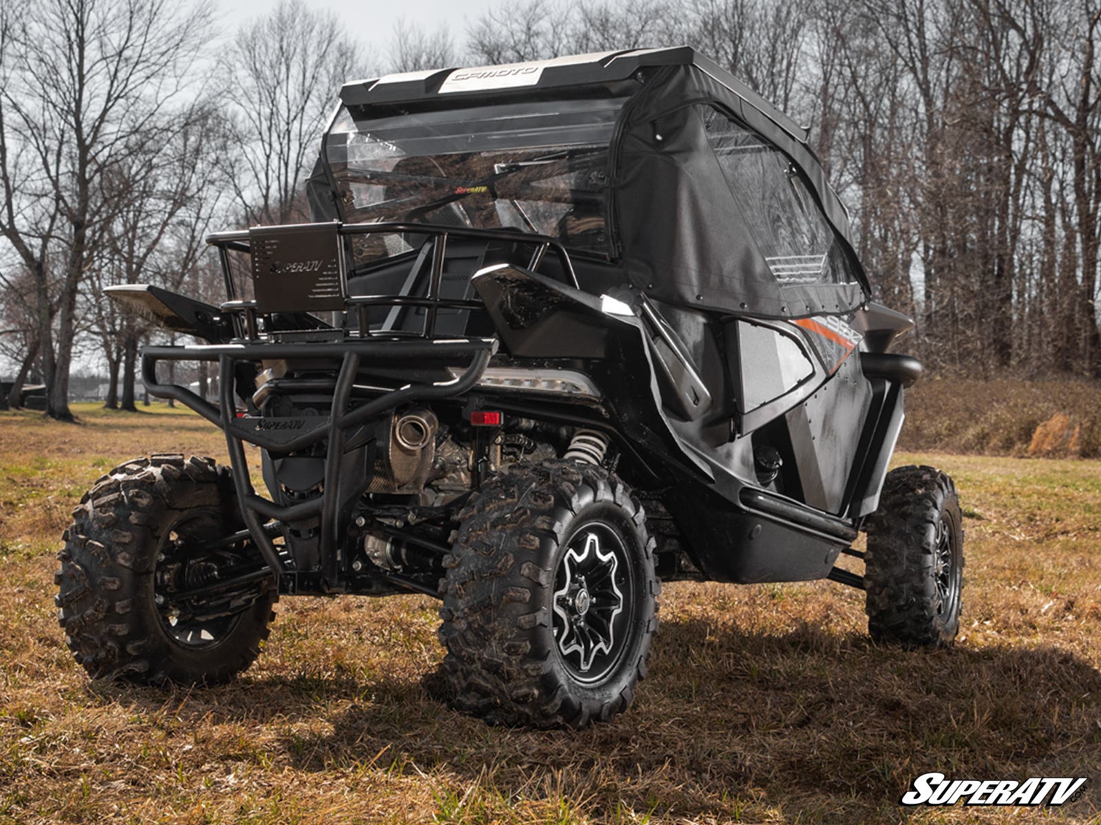Photo of SuperATV CFMOTO ZForce 950 Primal Soft Cab Enclosure Upper Doors by SuperATV - Premium Cab Enclosures for UTVs / Side by Sides