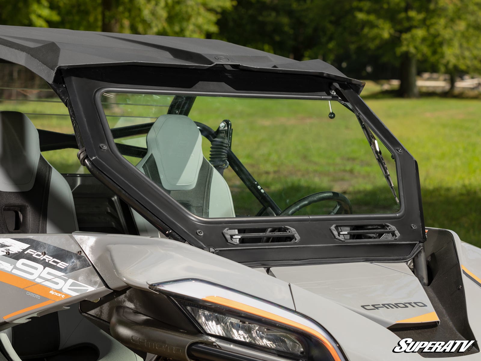 Photo of SuperATV CFMOTO ZForce 950 Glass Windshield by SuperATV - Premium Windshields for UTVs / Side by Sides