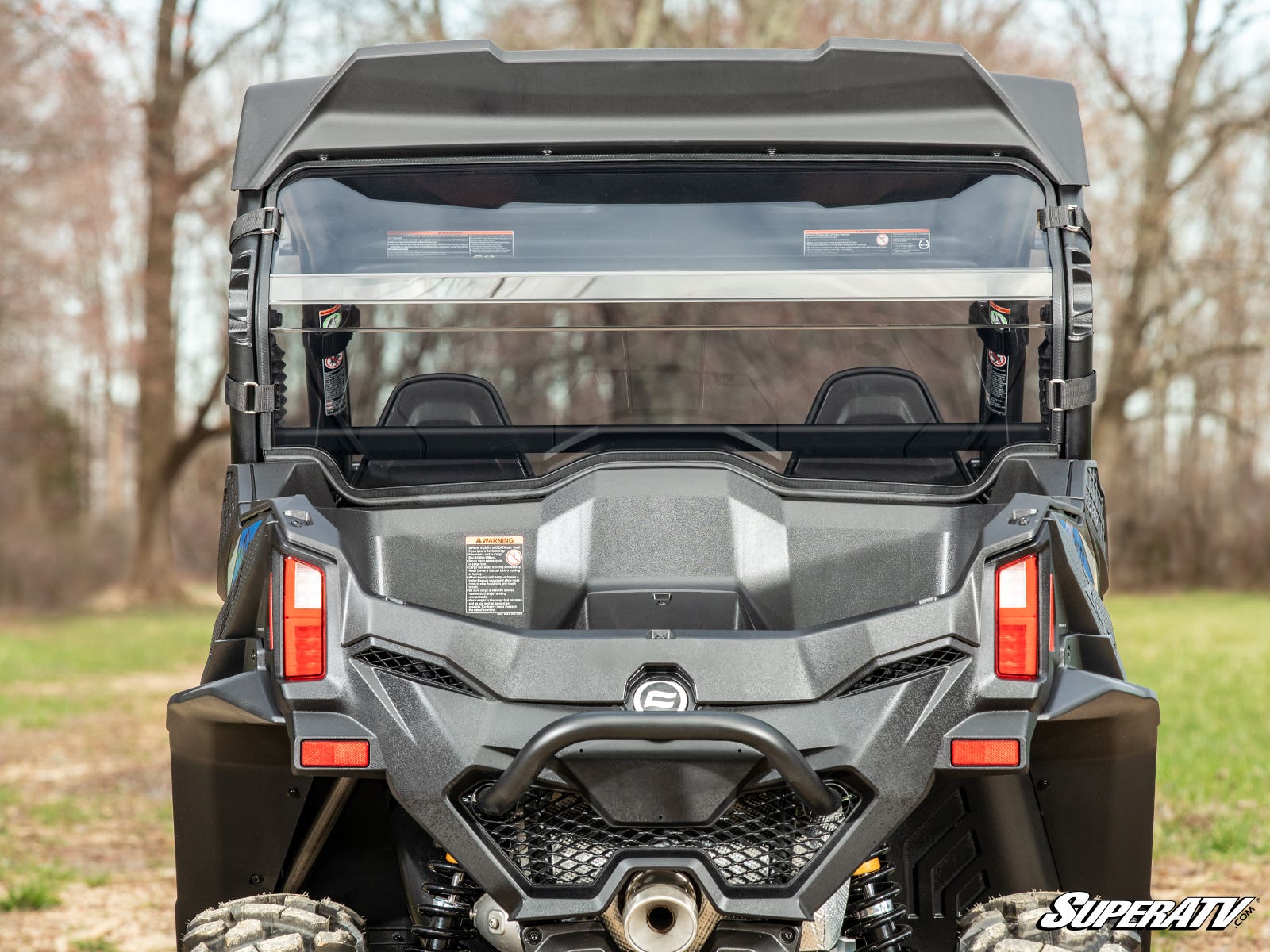 Photo of SuperATV CFMOTO ZForce 950 Sport Rear Windshield by SuperATV - Premium Windshields for UTVs / Side by Sides